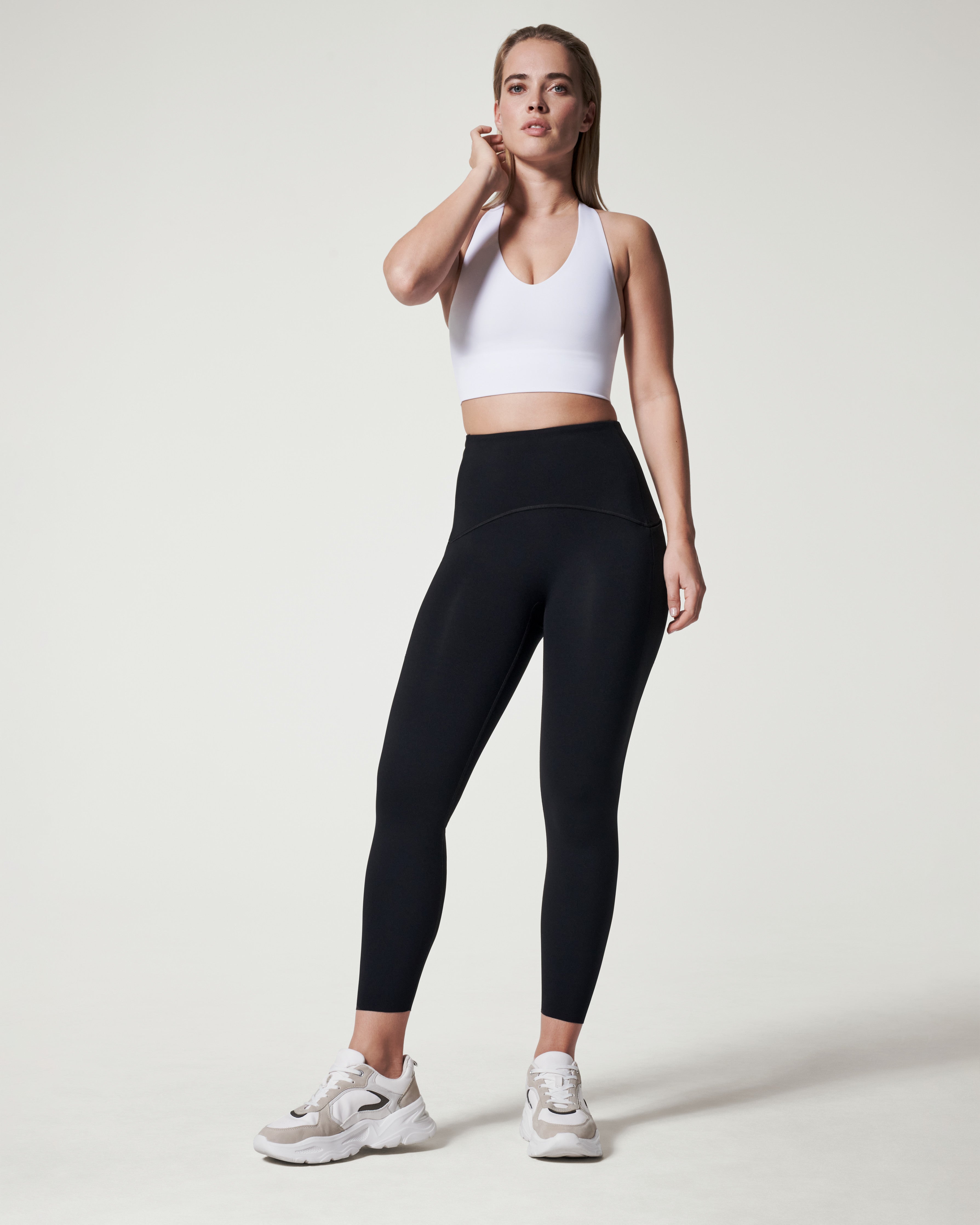 SPANX Shape™ Get Moving Longline Sports Bra - High Support Workout Bra for Women - Perfect for Running, Yoga & Gym