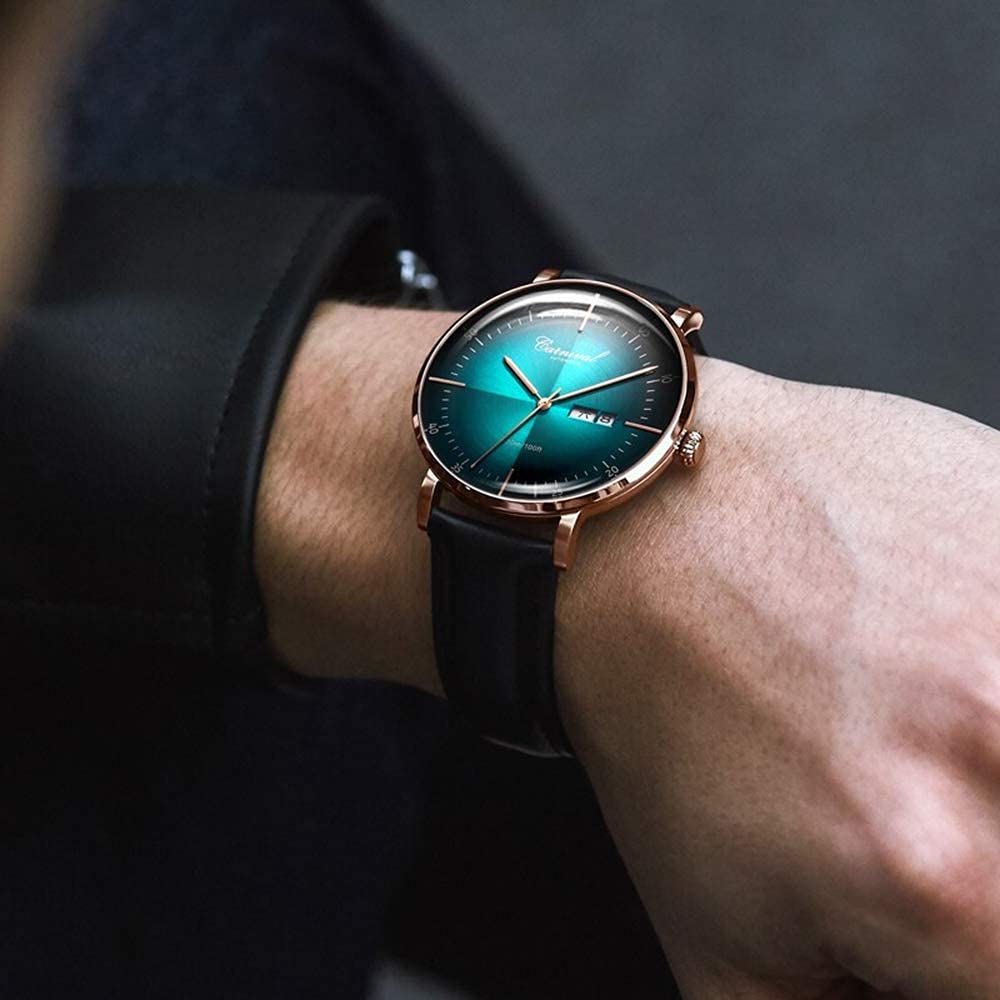 Waterproof Automatic Day Date Luxury Men's Watch - Stylish & Durable for Business, Formal Events & Everyday Wear