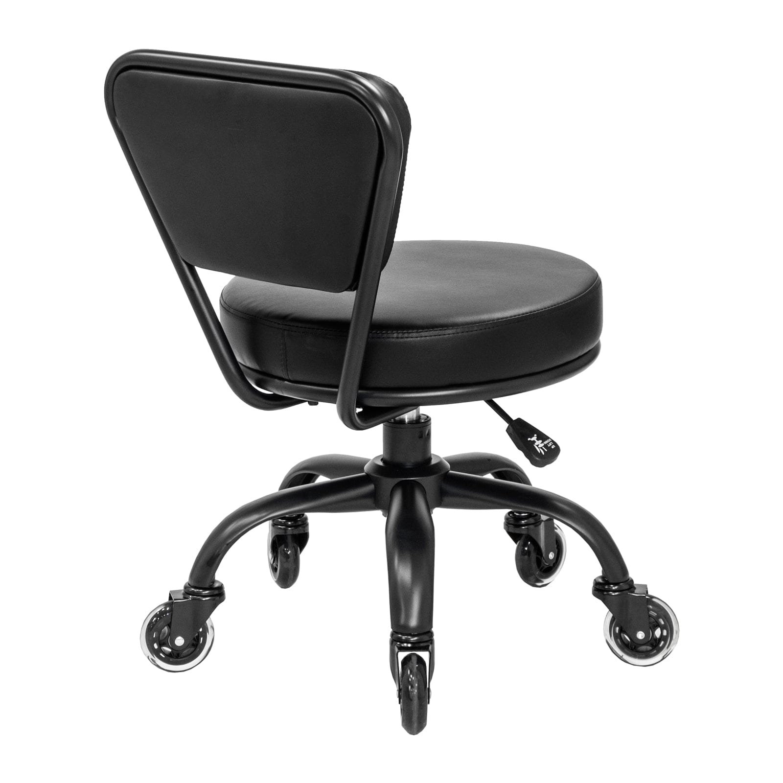 Premium Dayton Salon Pedicure Technician Stool - Adjustable Hydraulic Swivel Stool for Spa & Nail Technicians - Ergonomic Beauty Salon Chair for Manicures, Pedicures & Massage Therapy