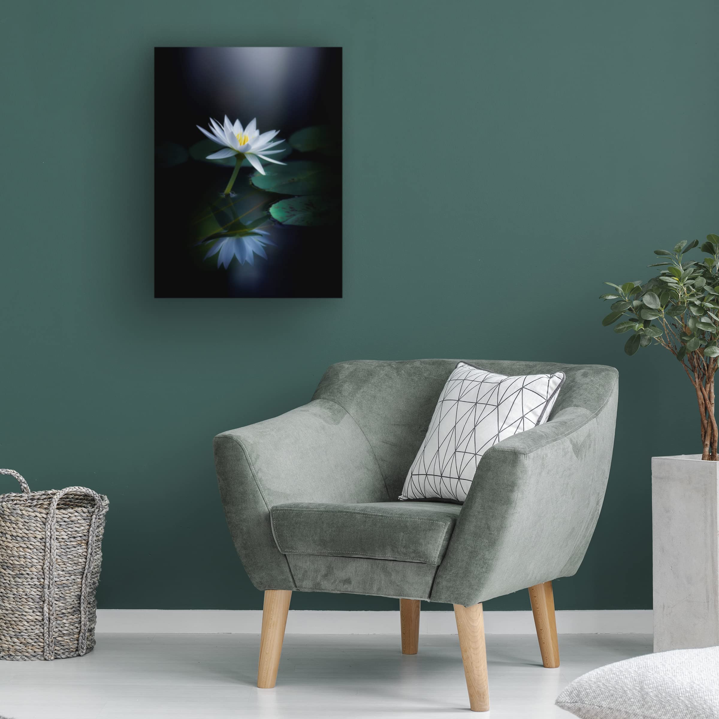 Trademark Fine Art 'Reflection 2' Canvas Wall Art by Takashi Suzuki - Modern Abstract Painting for Living Room, Bedroom & Office Decor