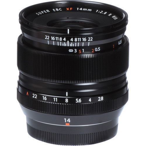 Fujifilm XF 14mm f/2.8 R Wide Angle Prime Lens for Fuji X-Mount Cameras - Perfect for Landscape, Architecture & Low Light Photography