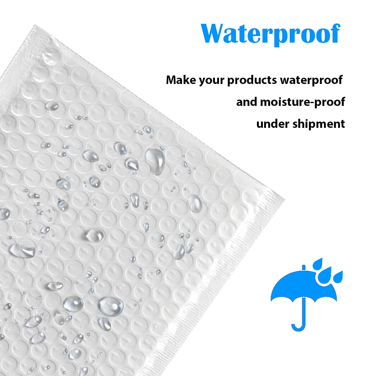 Immuson White 9.5 x 13.5 Inch Poly Bubble Mailers - 25 Pack | Padded Self-Seal Shipping Envelopes for Ecommerce, Small Business & Online Sellers | Perfect for Shipping Jewelry, Books, Documents & Small Items