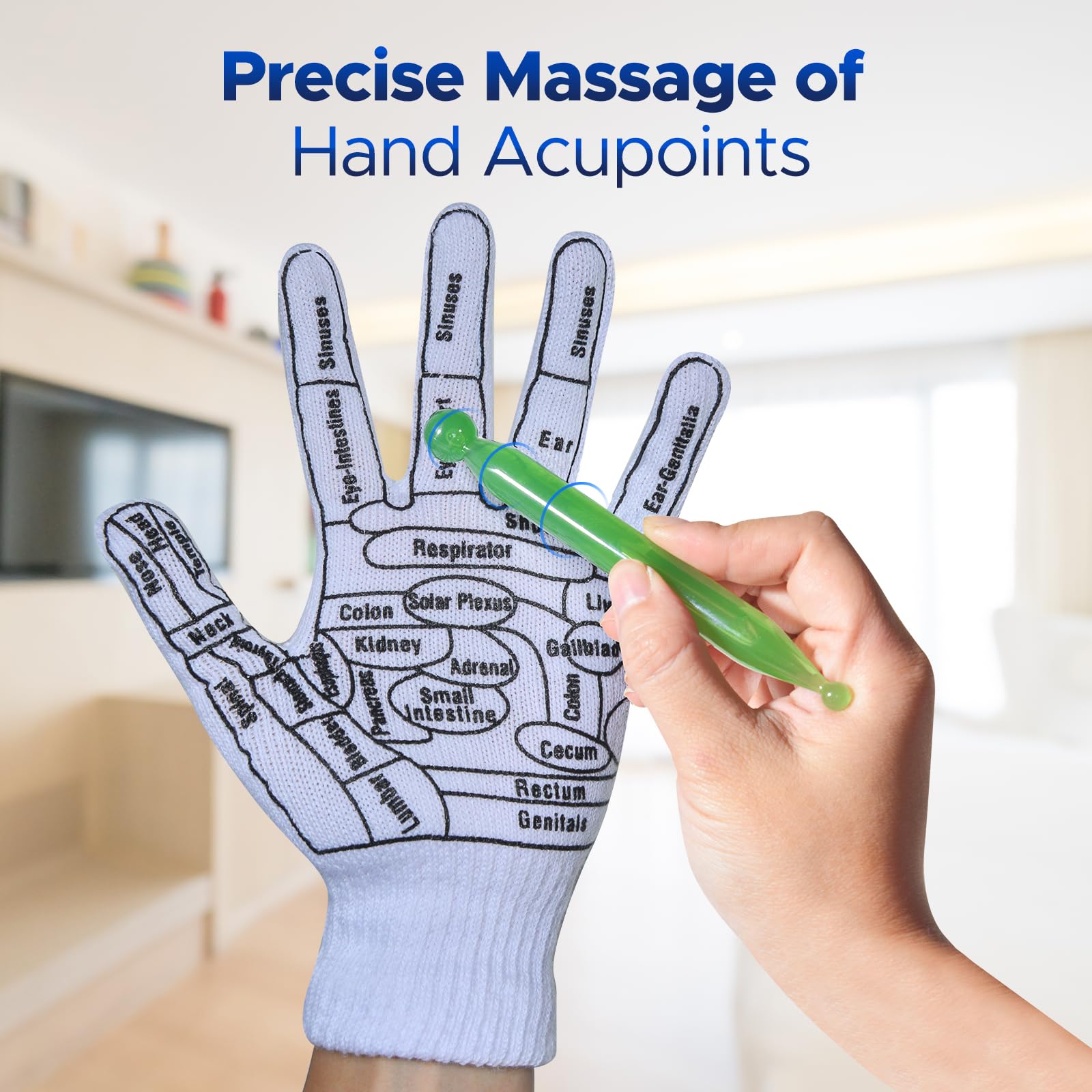 Reflexology Socks with Massage Tools & Gloves Set - Acupressure Foot Massage Kit for Men & Women - Perfect for Relaxation, Pain Relief & Home Spa Therapy