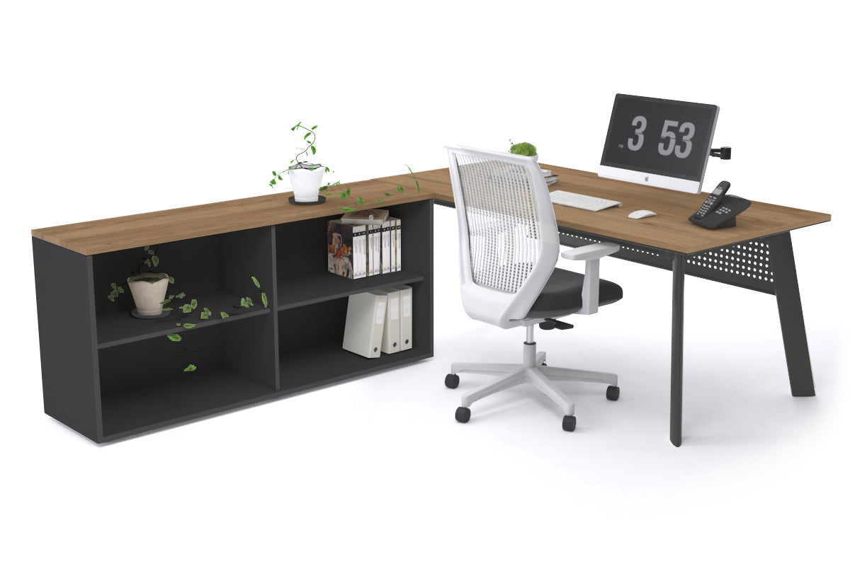 Switch Executive Setting With Uniform Spine Black Frame [1600L x 700W] - Premium Office Desk for Modern Workspace & Home Office