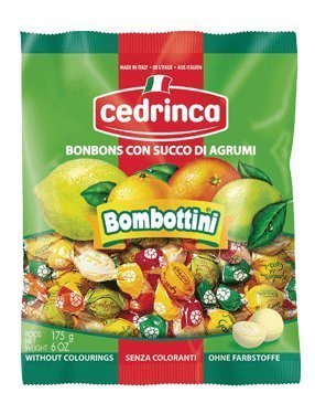 Cedrinca BOMBOTTINI Candies 4.25 OZ Bags (Pack of 12) - Italian Hard Candy Assortment for Parties, Gifts & Office Snacks