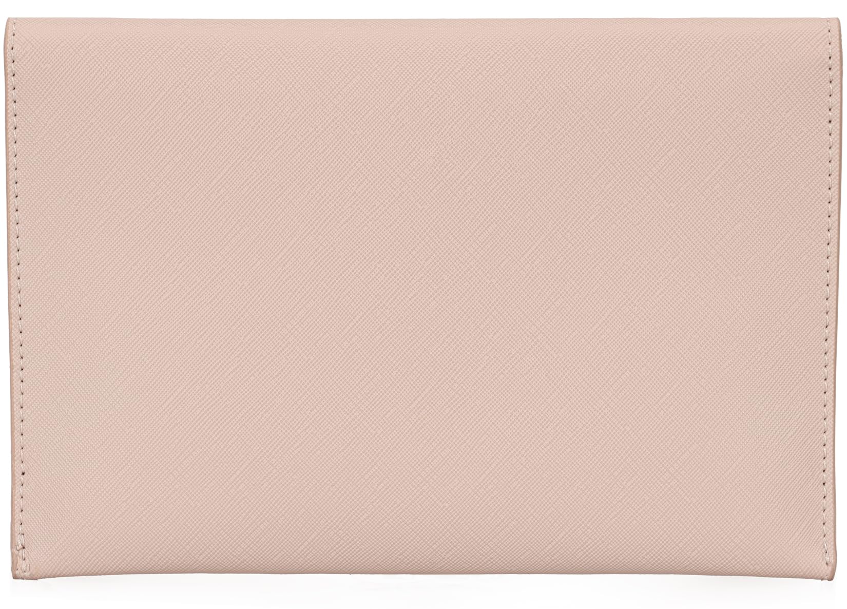 Dexmay Women's Saffiano Leather Envelope Clutch Handbag - Medium Foldover Purse for Evening Parties, Weddings & Date Nights