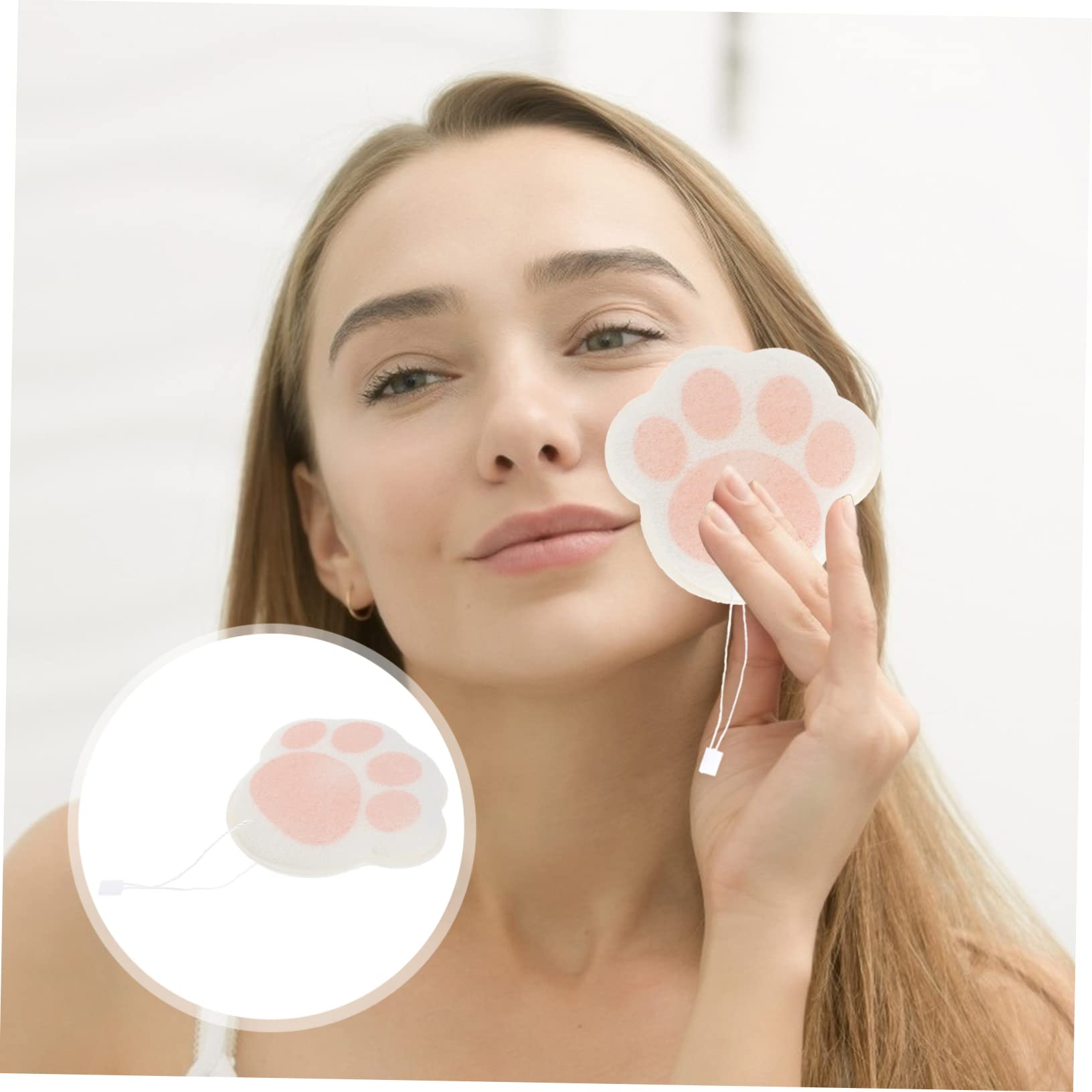 Beavorty 2-Pack Exfoliating Bath Sponges - Soft Shower Loofah Puffs for Gentle Skin Cleansing & Body Scrub - Hydrophilic Polyurethane Sponge for Kids & Adults - Perfect for Daily Shower, Bath Time & Spa Relaxation