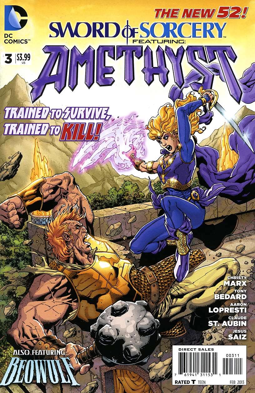 Sword of Sorcery (2nd Series) #3 VF - DC Comics New 52 Amethyst Beowulf | Rare Collectible Comic Book for Superhero Fans & Fantasy Readers