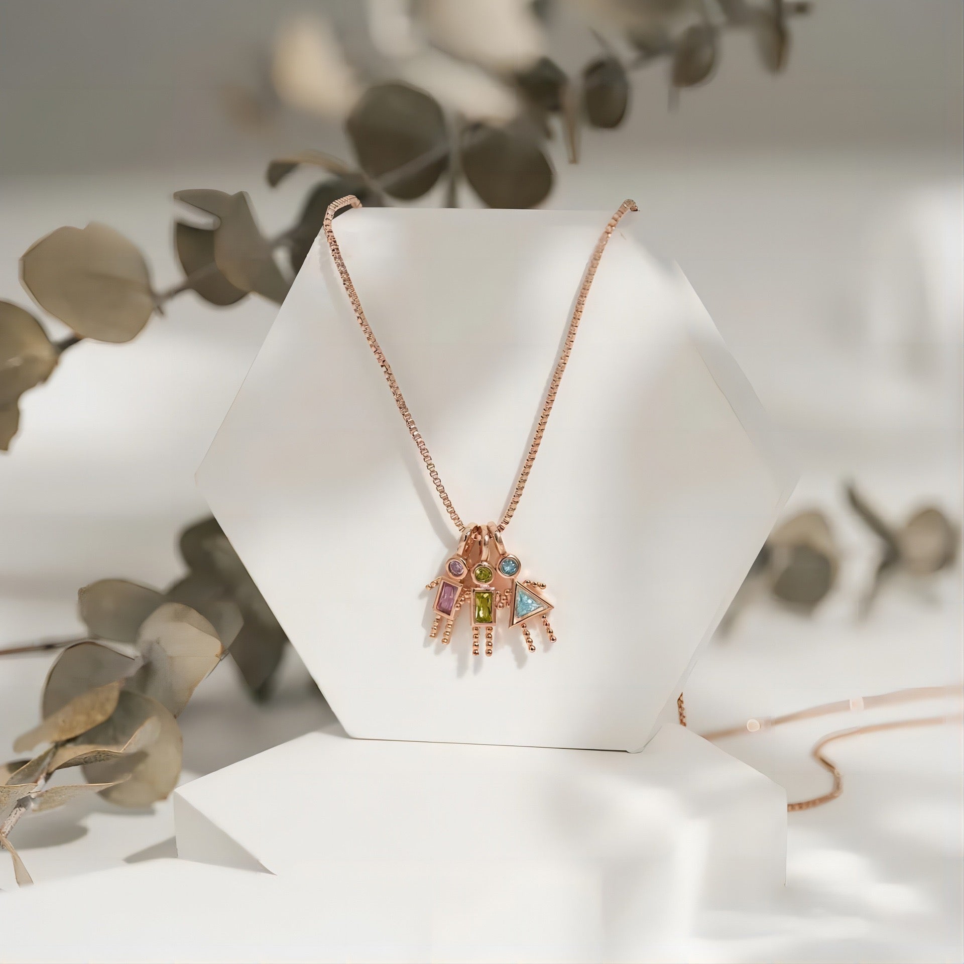 Birthstone Charm Necklace for Teenagers & Kids | Personalized Jewelry Gift for Girls & Boys | Perfect for Birthdays, Holidays & Special Occasions