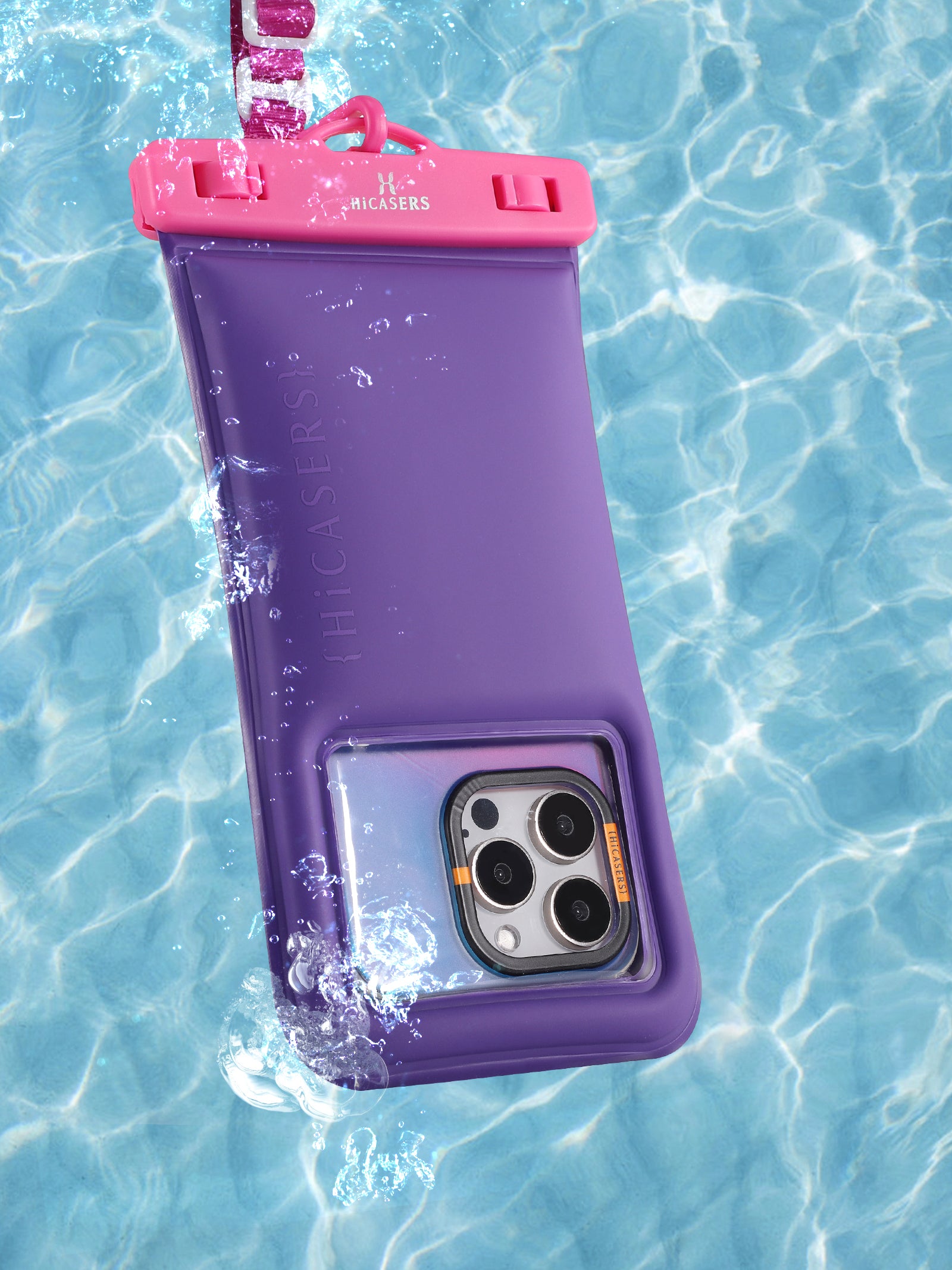 Waterproof Phone Pouch for Swimming, Beach & Outdoor Activities - IPX8 Certified Dry Bag Case for iPhone & Samsung Galaxy (Up to 7