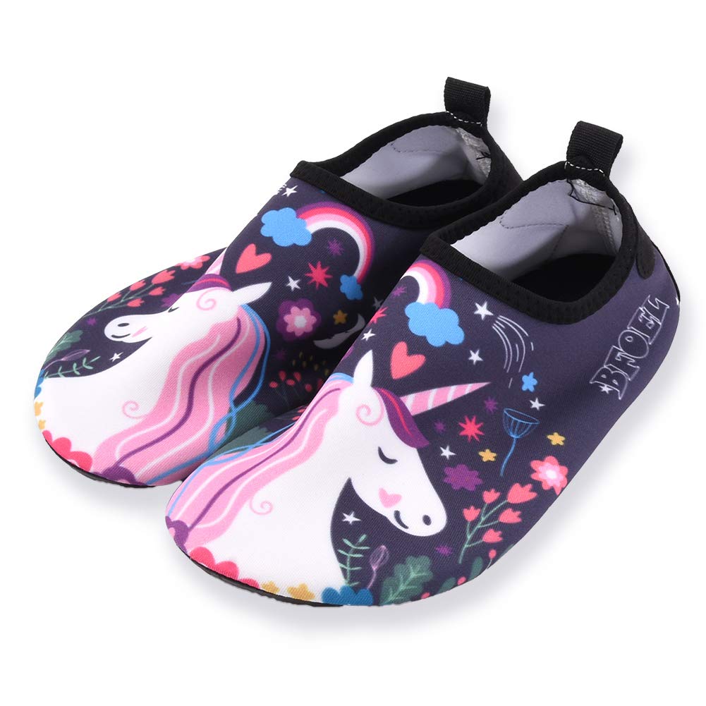 Best Kids Water Shoes for Toddler Boys & Girls - Quick Dry Non-Slip Swim Socks for Beach, Pool & Aqua Sports | Comfortable Water Shoes for Big Kids & Toddlers