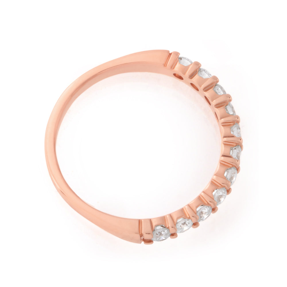 18K Rose Gold Diamond Ring - 1/2 Carat Solitaire Engagement Ring for Women, Perfect for Proposals, Anniversaries & Special Occasions
