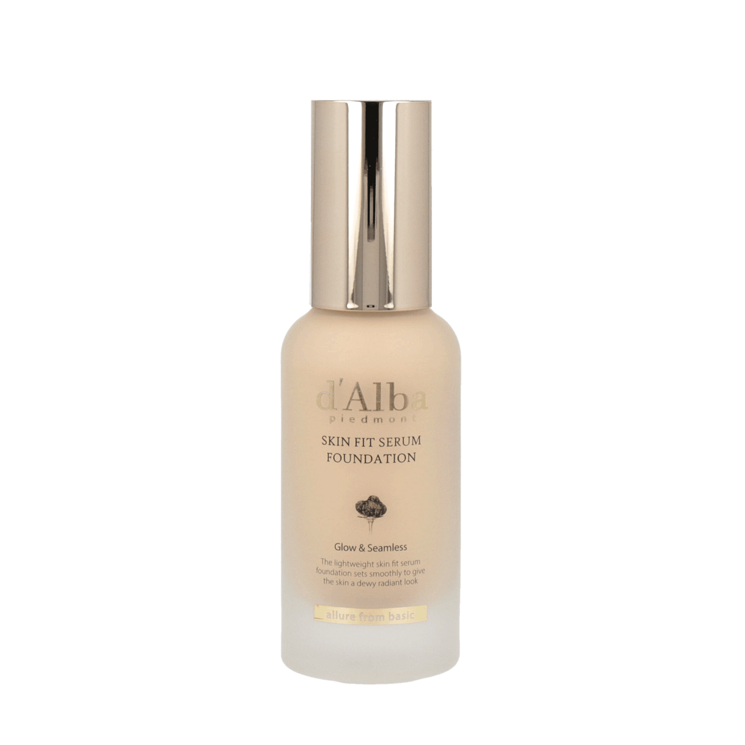 d'Alba Skin Fit Serum Foundation 30ml - SPF50+ PA++++ Hydrating & Sun Protection - Lightweight Liquid Makeup for Flawless Coverage - Perfect for Daily Wear & Outdoor Activities