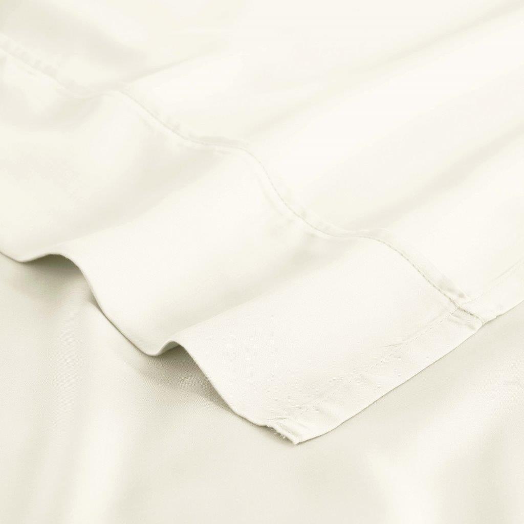 300 Thread Count Modal From Beechwood Extra Deep Pocket Sheet Set - Ultra Soft & Breathable Bedding for Queen/King Size Mattresses - Perfect for Luxury Hotels, Guest Rooms & Master Bedrooms