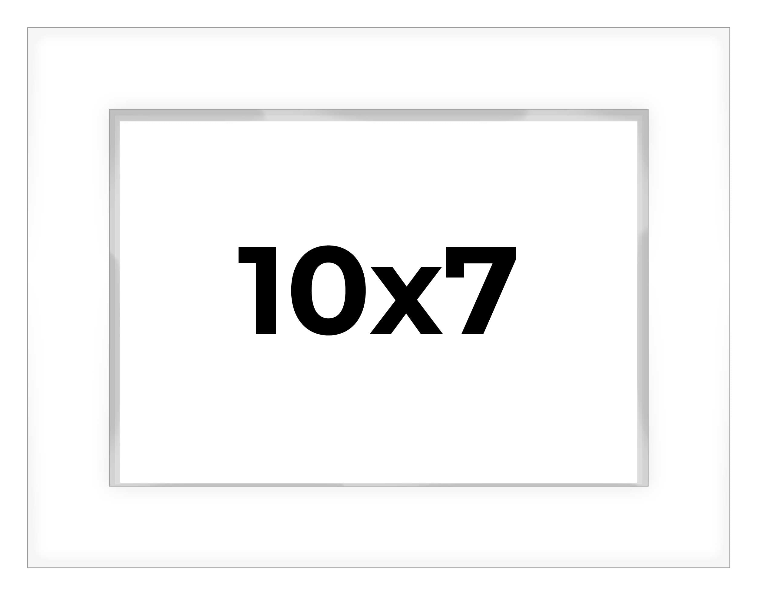 10x7 Shadow Box White Display Frame - 1 Inch Deep, 1.5 Inch Wide Moulding with Shatter-Resistant Acrylic Plexiglass | Acid-Free Foamboard Backing & Hanging Hardware Included | Perfect for Memorabilia, Jewelry Display, and Wall Decor
