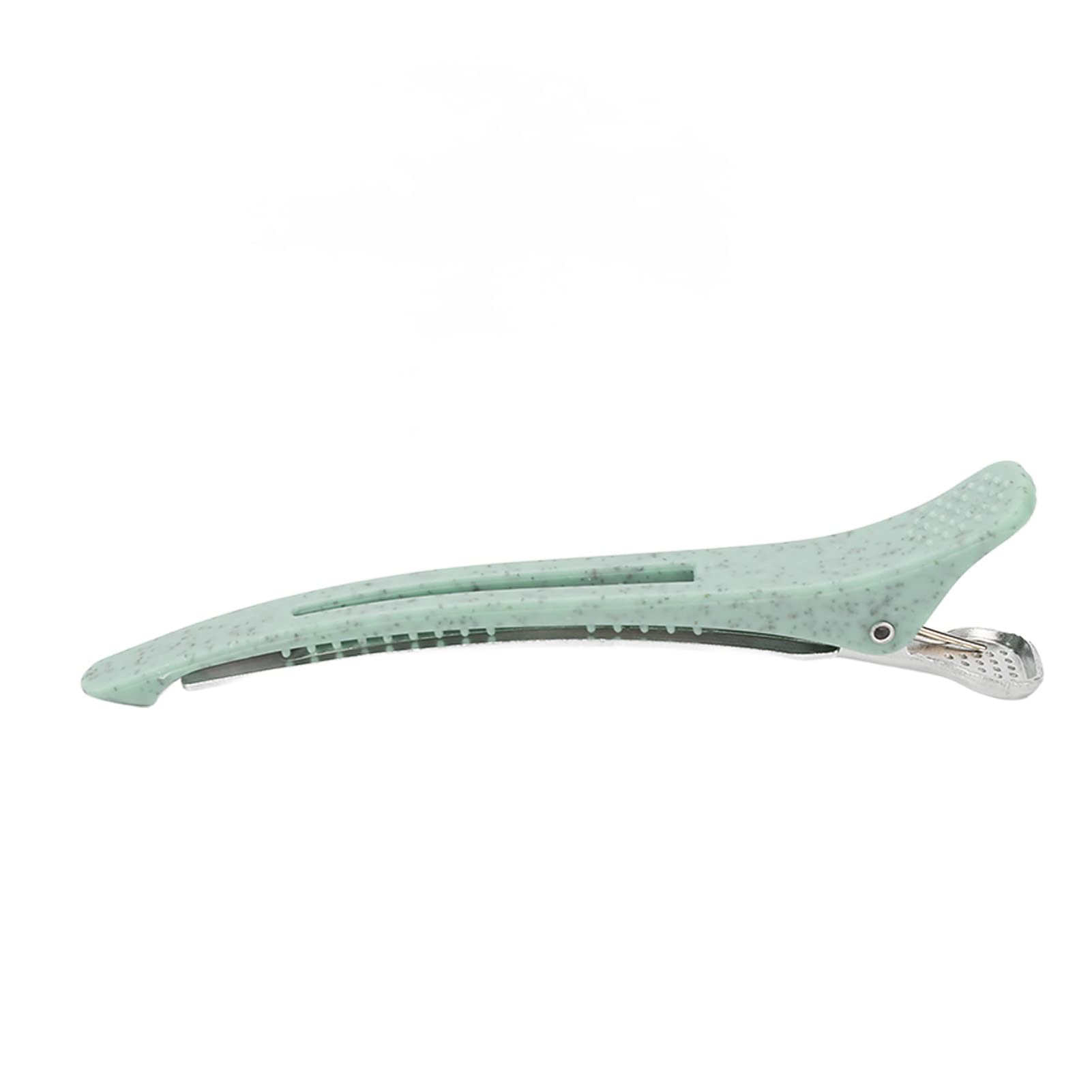 6pcs Professional Duckbill Hair Clips for Women & Girls - Salon Quality Styling & Sectioning Hair Clips (Green) - Perfect for Hairdressing, Salon Use & Home Styling