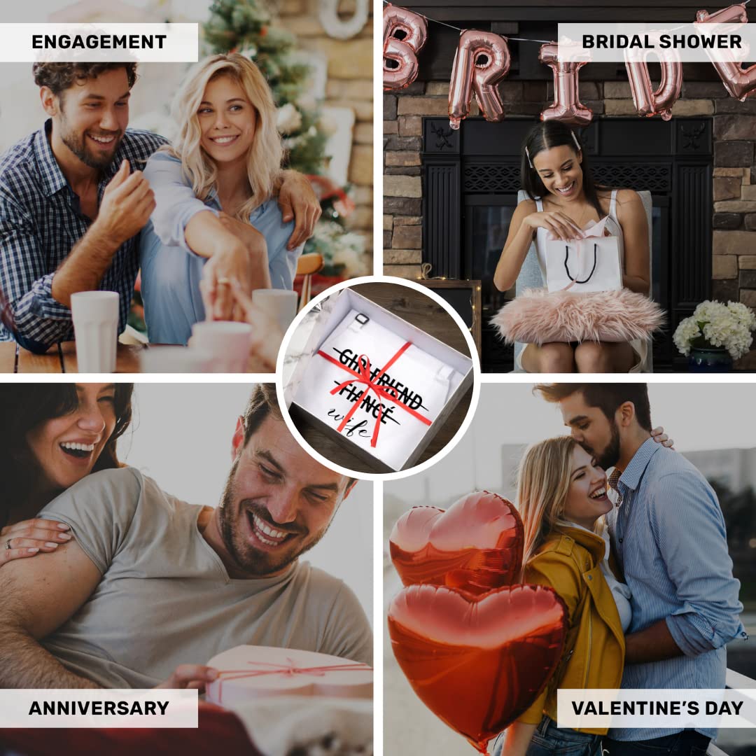 Prazoli His and Hers Aprons Set for Couples - Matching Kitchen Aprons for Boyfriend, Fiance, Husband & Girlfriend, Fiance, Wife - Perfect for Engagement, Bridal Shower, Wedding Registry Gifts - Ideal for Cooking, Baking, BBQ and Romantic Date Nights at Home