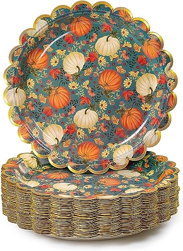 Vintage Style Pumpkins, Green