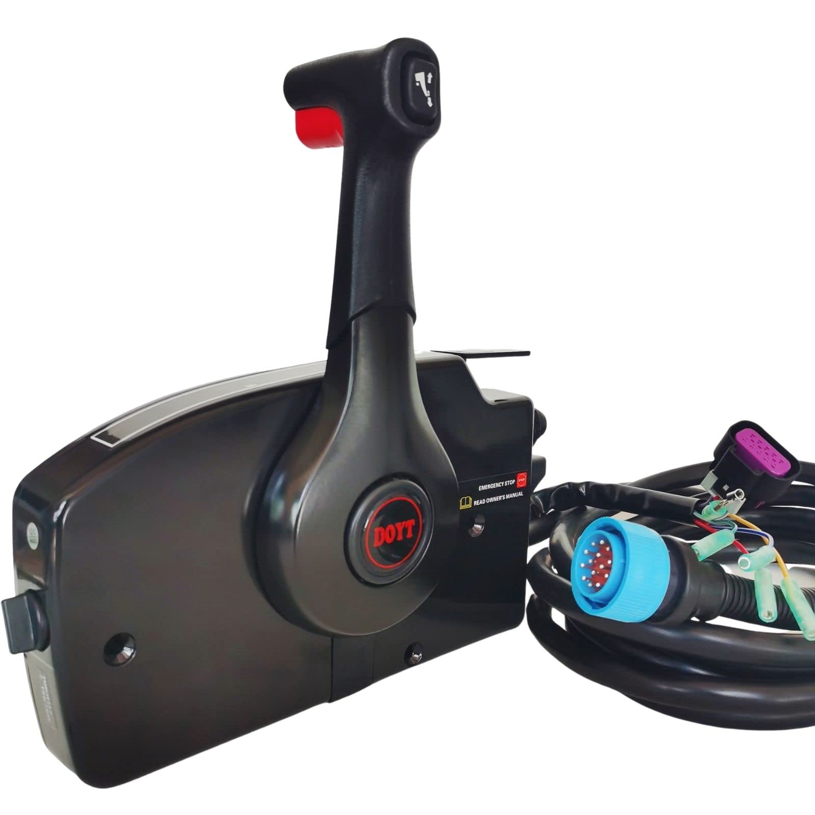 Original Quicksilver Mercury Remote Control 1 Pin 881170A13 with 14-Pin 15FT Harness - Perfect for Marine Boat Engine Replacement & Repair