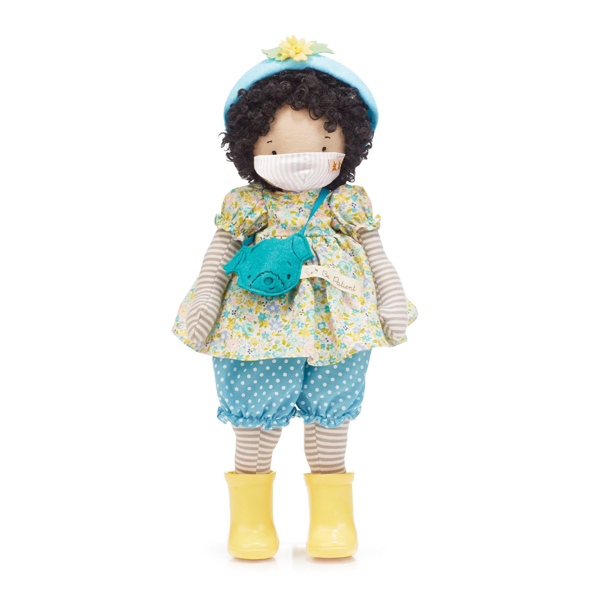Phoebe Girl Friend Doll with Face Mask - Collectible Retired Doll for Display & Gifting - Perfect for Doll Collectors, Home Decor, and Nostalgic Gift Ideas