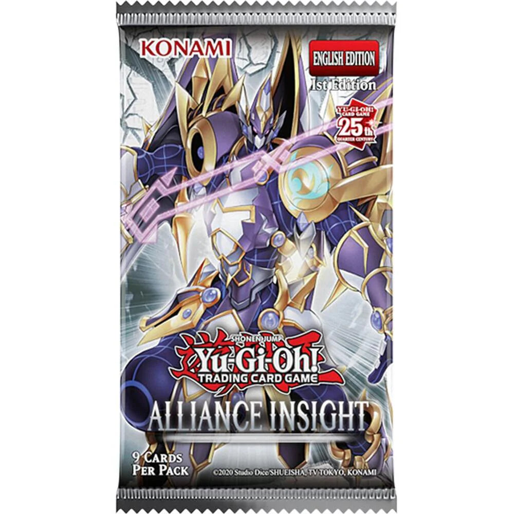 Yu-Gi-Oh! Alliance Insight Booster Box - 24 Packs | TCG Trading Card Game | Collectible Cards for Deck Building & Competitive Play | Perfect for Tournaments & Casual Gaming
