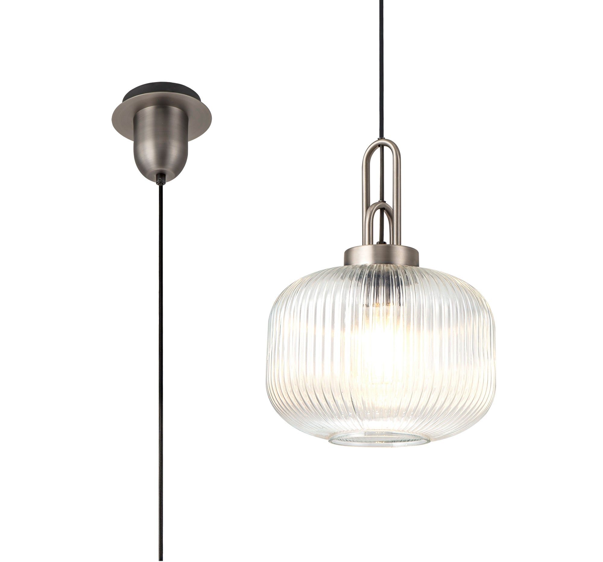 Clear/Antique Silver