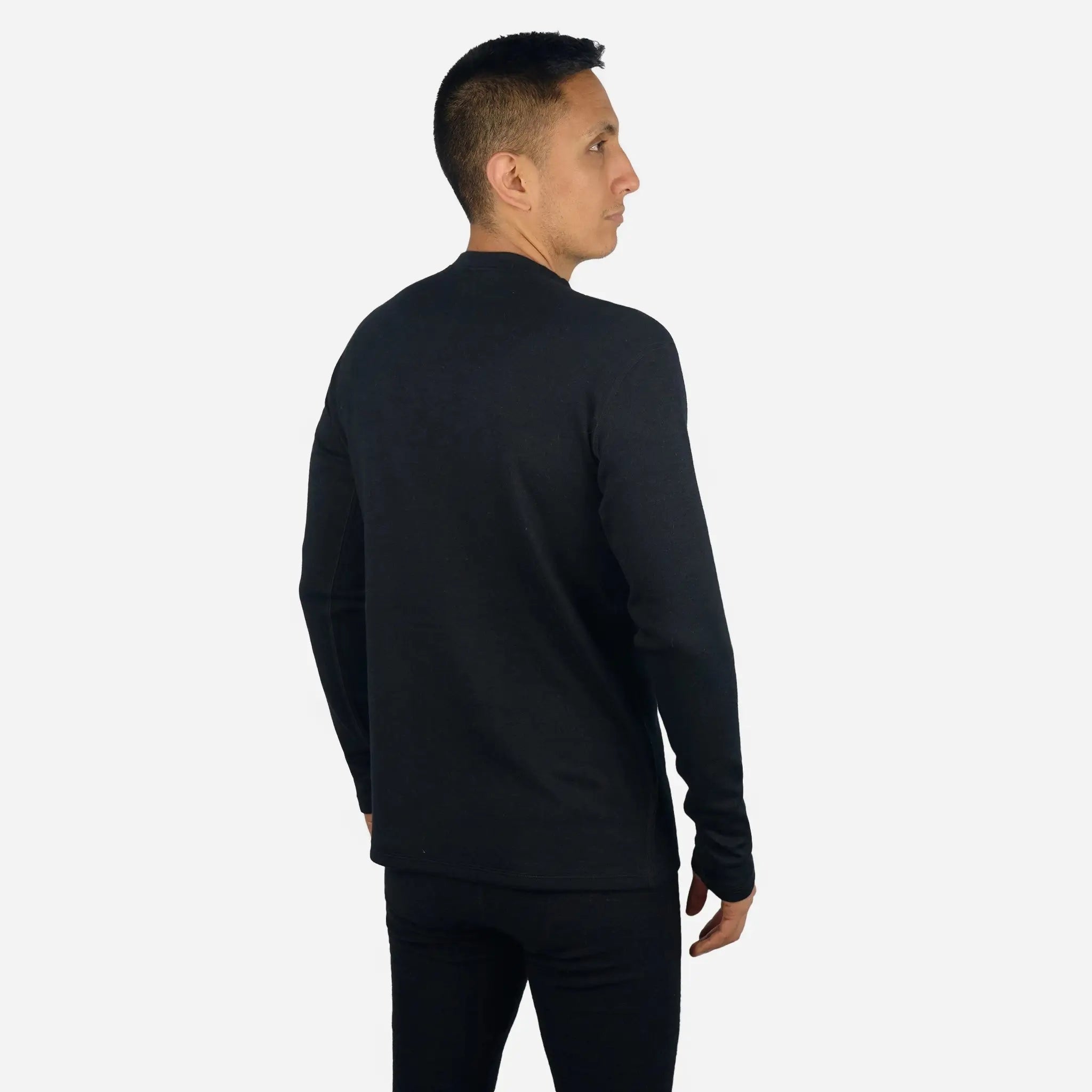 Premium Men's Alpaca Wool Sweater - 300 Lightweight Warm Winter Pullover for Outdoor Activities & Casual Wear