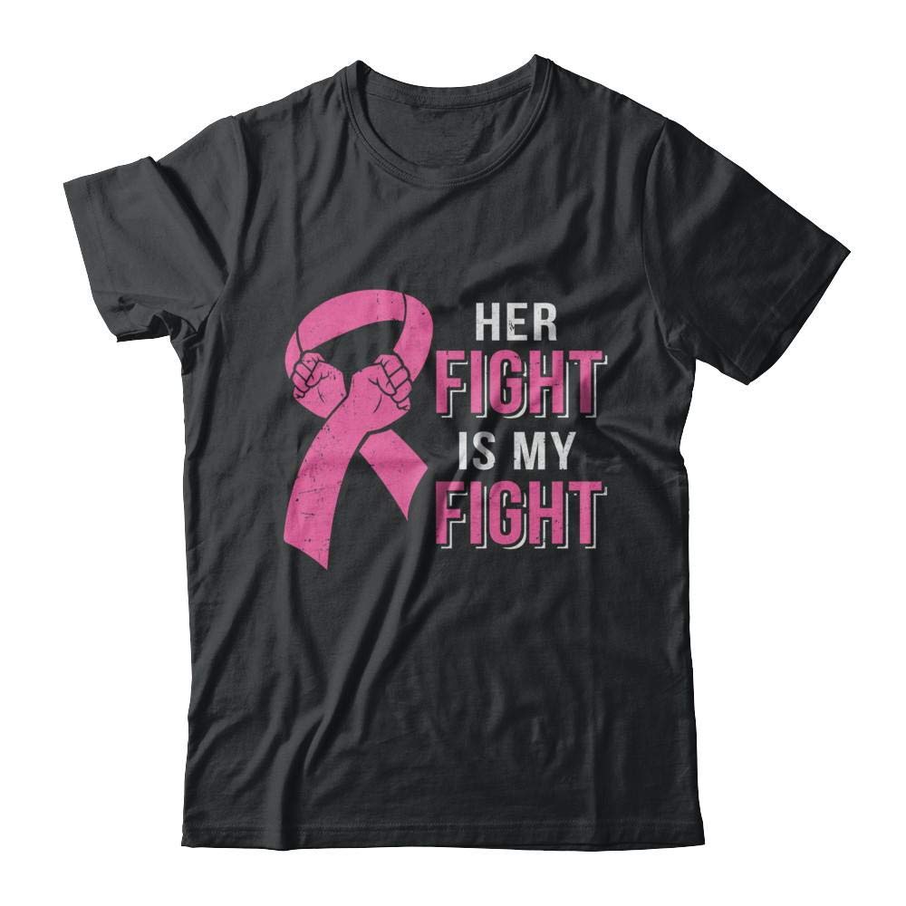 Men's Pink Breast Cancer Awareness Tee - Support Her Fight