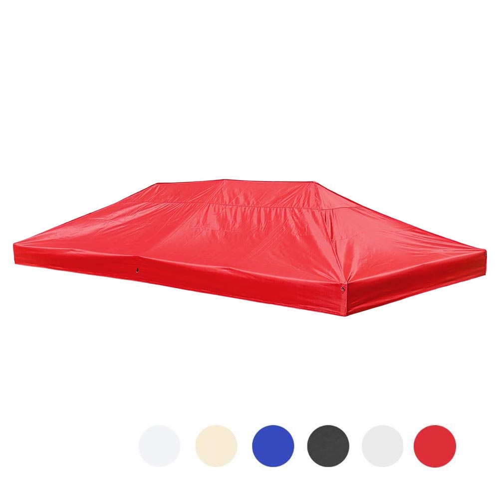 10x20 EZ Pop Up Canopy Replacement Top - Durable Waterproof Cover for Instant Shelter - Perfect for Outdoor Events, Markets, Camping & Backyard Parties