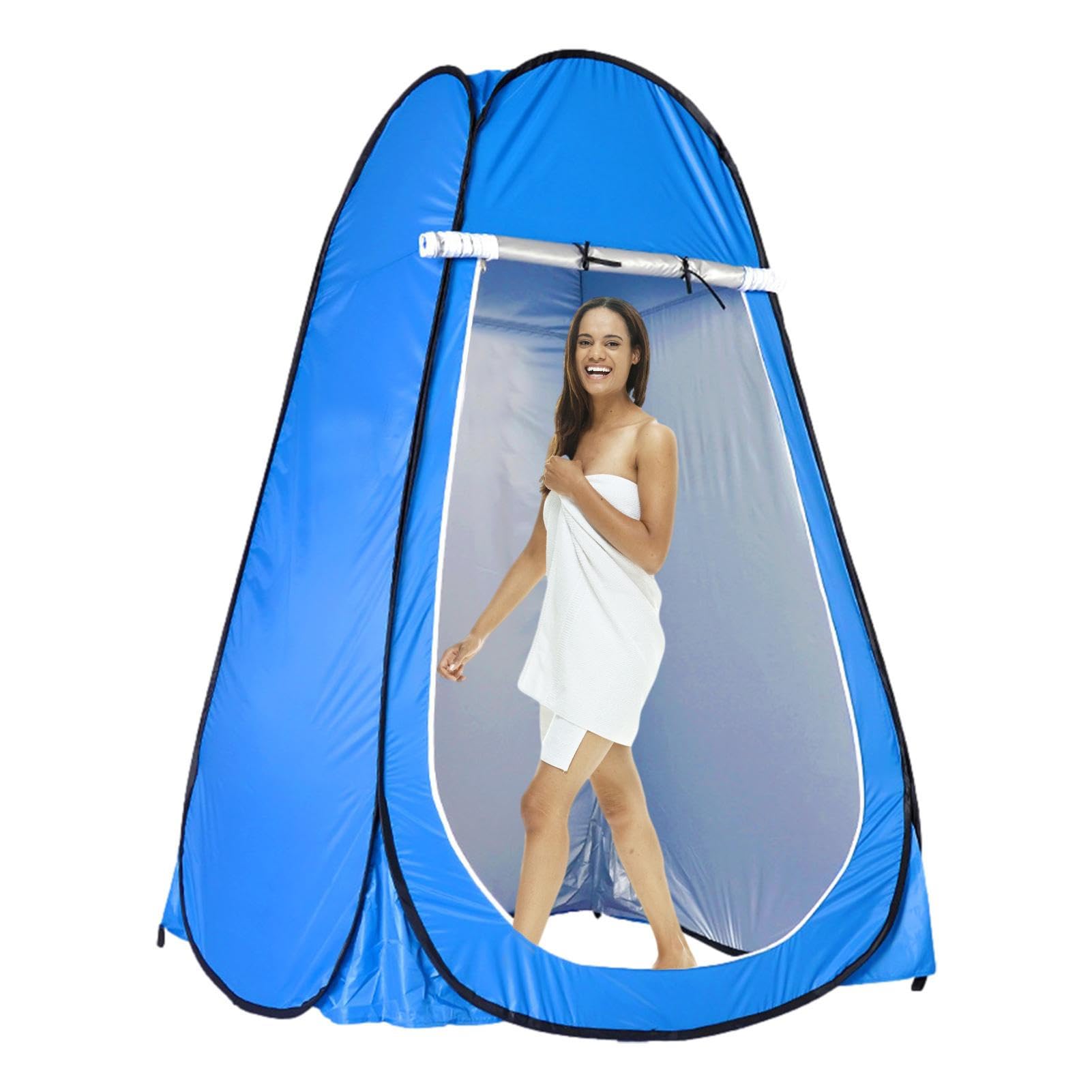 Higyee Pop-Up Privacy Screen Shower Tent - Portable Foldable Changing Shelter for Camping, Hiking, Beach & Fishing | Outdoor Changing Room, Survival Shelter & Camp Shower Privacy Solution