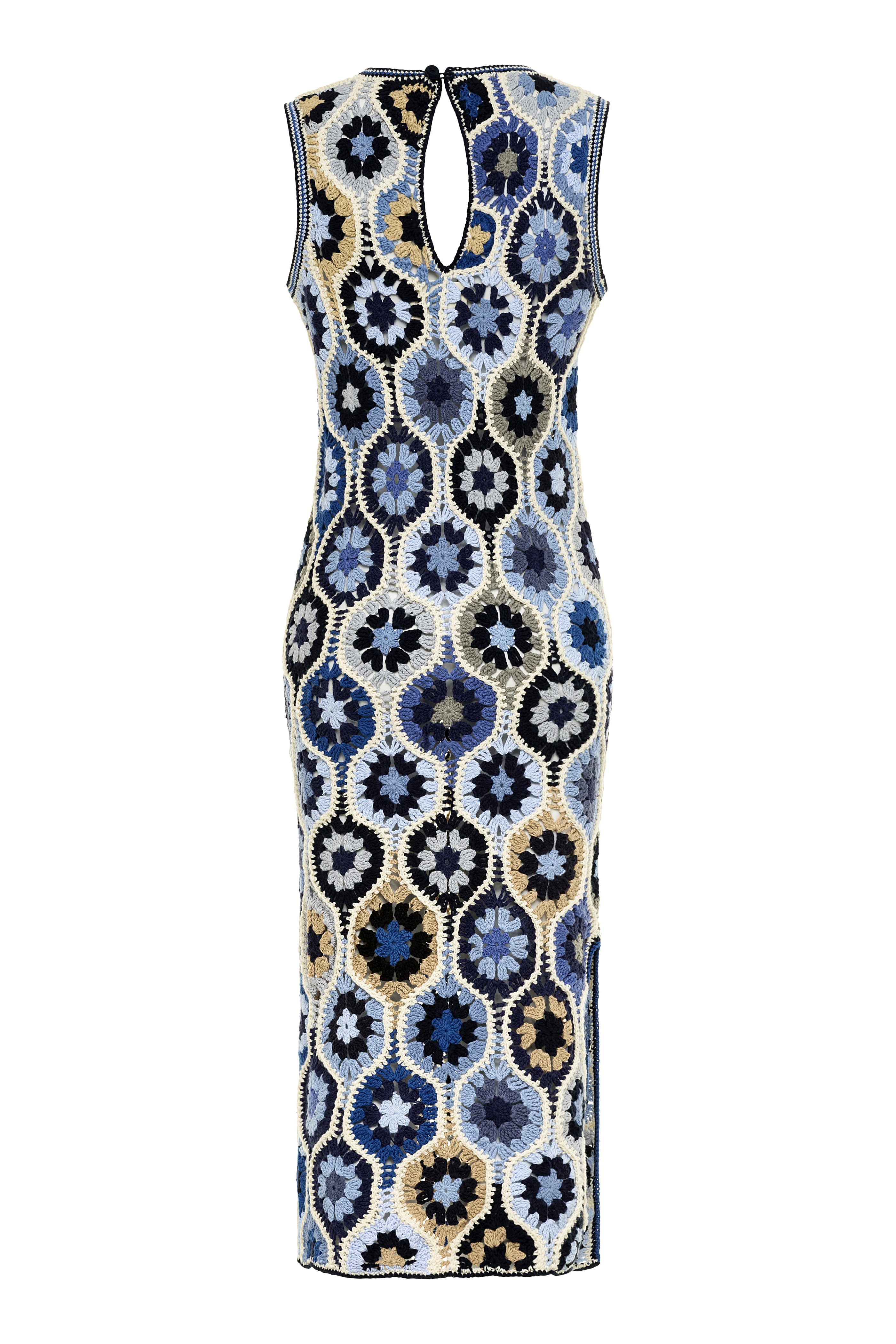 Lia Dress 1 - Women's Floral Summer Dress with Pockets, Casual A-Line Midi Dress for Outdoor, Beach, Party & Vacation Wear