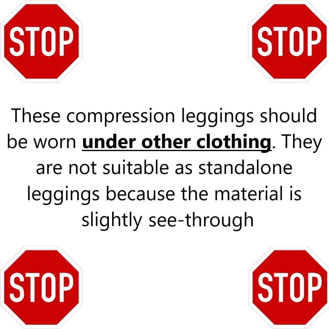 Women's 20-30mmHg Compression Leggings - High Waist Tights for Pregnancy & Workout - Black Medium (A717BL2) - Ideal for Running & Circulation Support