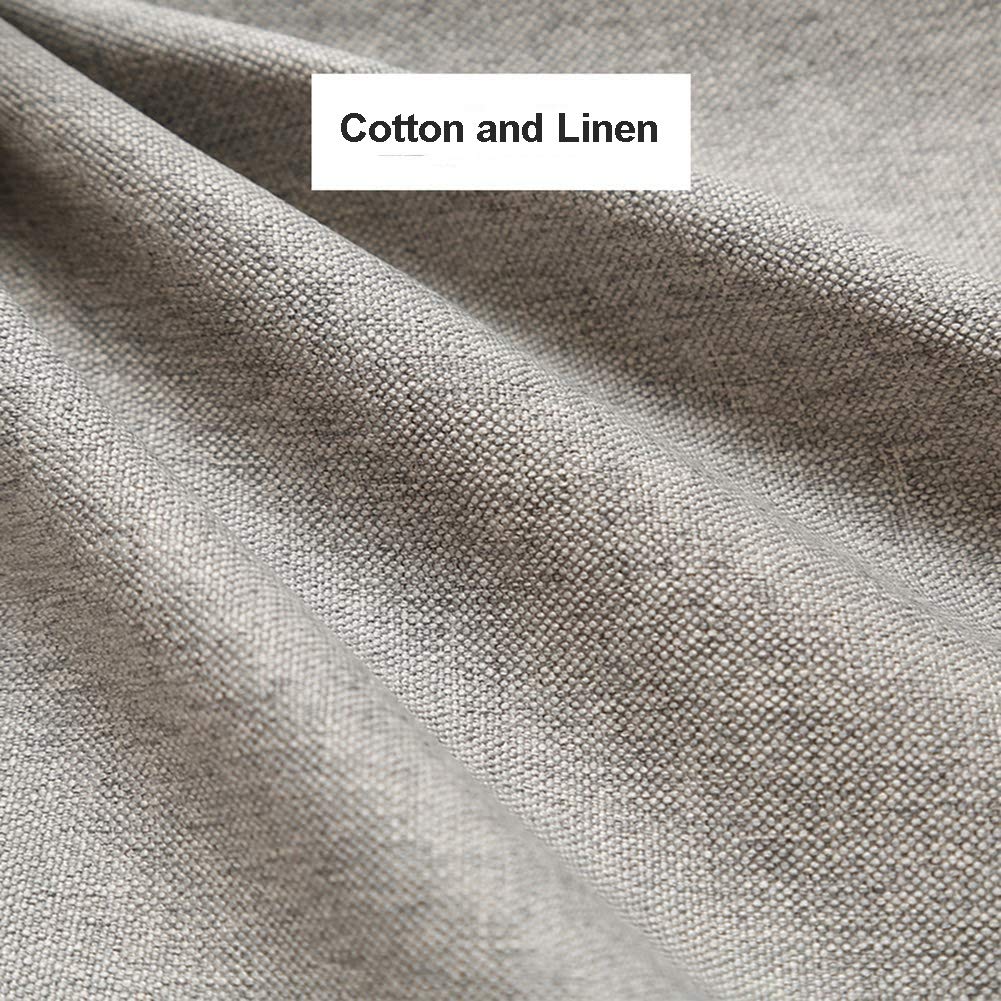 Non-Slip Japanese Long Dining Chair Cushion - Indoor/Outdoor Bench Cushion with Ties - 35x200x3cm (14x79x1inch) Gray - Perfect for Bay Window, Patio & Dining Chairs