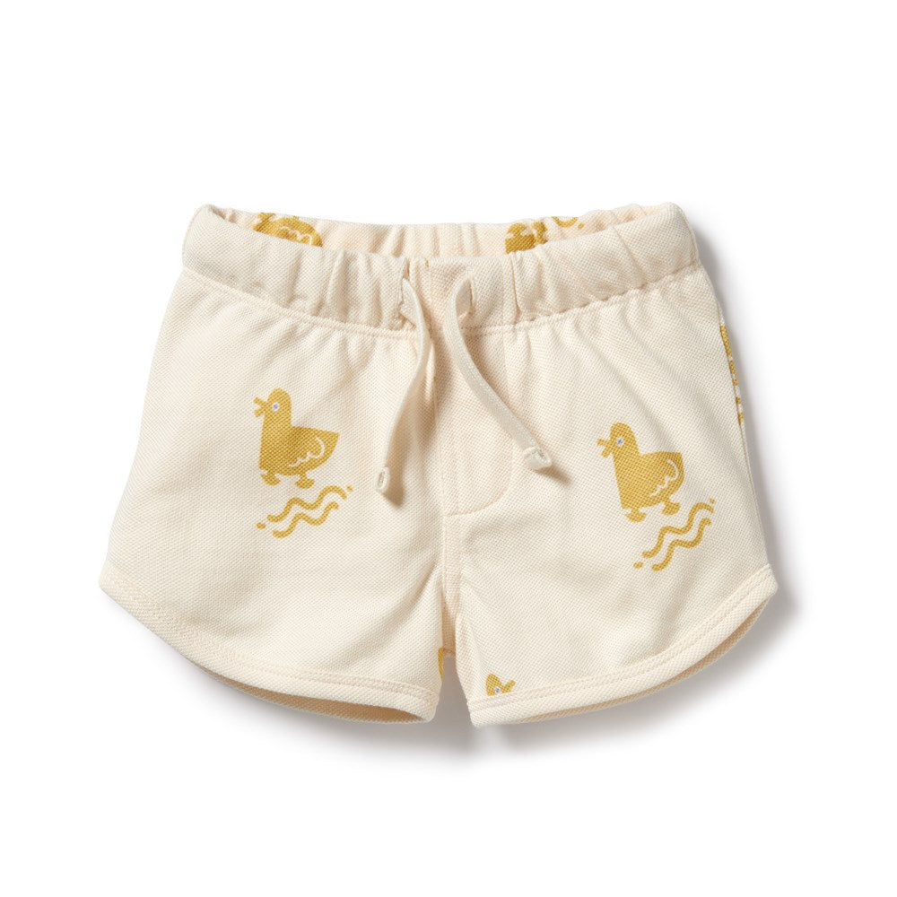 Organic Duck-Shaped Shorts for Women - Comfortable Cotton Casual Wear for Summer, Beach, and Lounge
