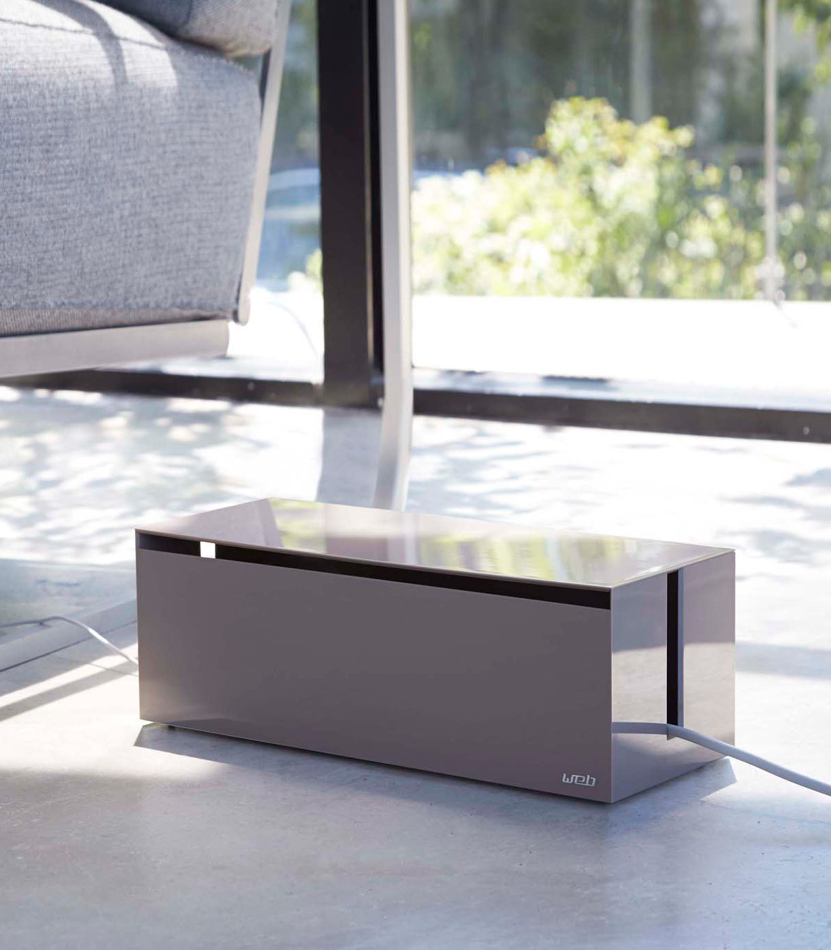 Cable Management Box - Cord Organizer for Desk, Home & Office - Hide Wires & Cables Neatly - Perfect for TV, Computer & Entertainment Centers