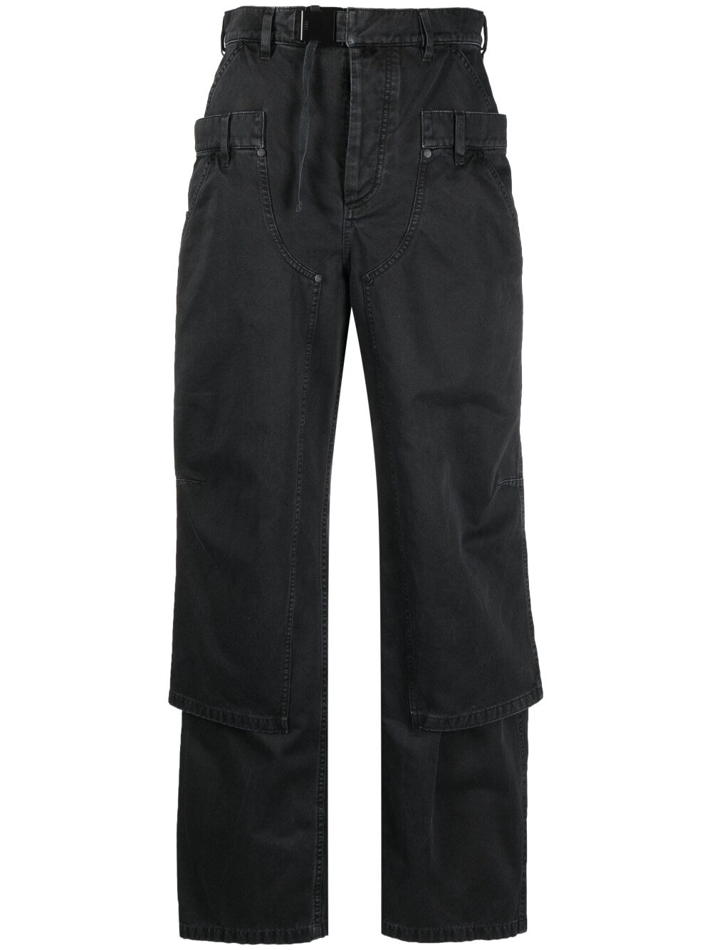 032C Men's Casual Trousers in Grey - Comfortable Slim Fit Pants for Office, Travel & Everyday Wear