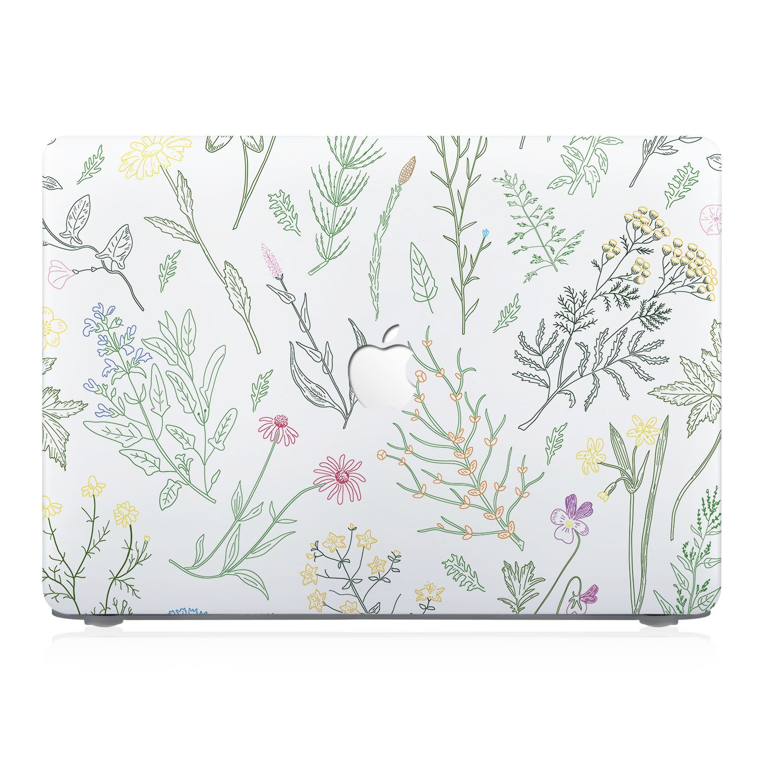 Premium MacBook Pro/Air Protective Case with Pink Floral Design - Durable & Stylish Cover for Work, Travel & School