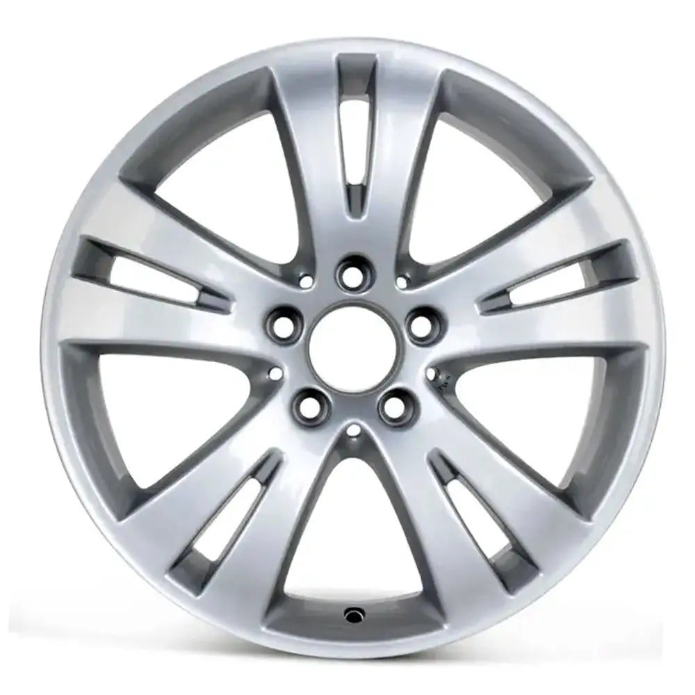17 Inch Mercedes C300 Wheel Replacement - Silver Replica Rim 65524 | Premium Alloy Wheels for Mercedes C300 Sedan & Coupe | Perfect for Upgrades & Customization