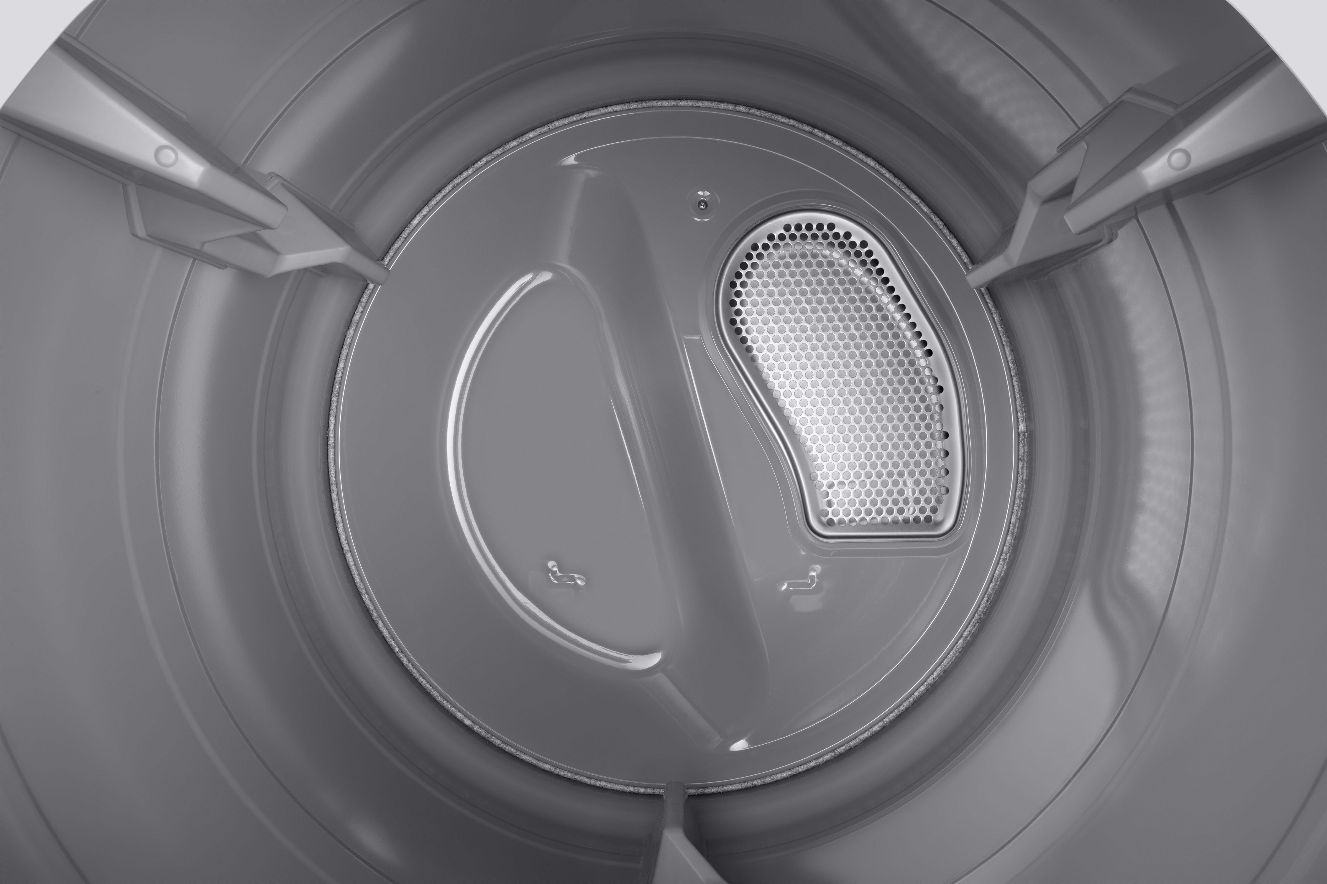 Samsung 7.5 Cu.Ft White Front Load Electric Dryer with Shallow Depth - DVE45T6005W/AC | Perfect for Small Laundry Rooms & Apartments | Energy Efficient Clothes Dryer for Home Use