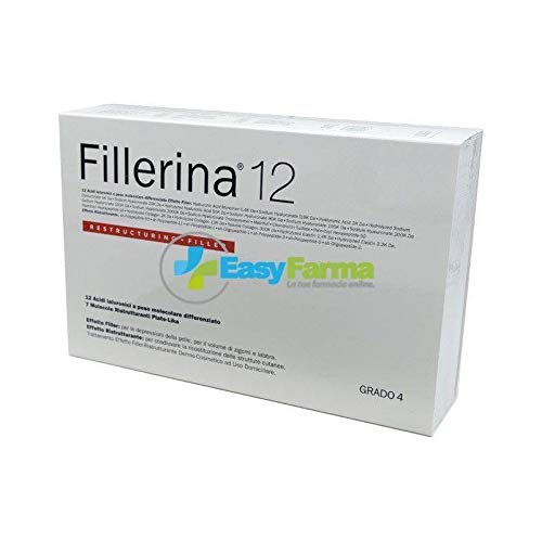 NEW LABO FILLERINA Grade 4 Restructuring-Filler Face Treatment - 2x30ml for Deep Wrinkles & Volume Loss | Professional Anti-Aging Solution for Mature Skin | Perfect for Night Routine & Special Occasion Prep