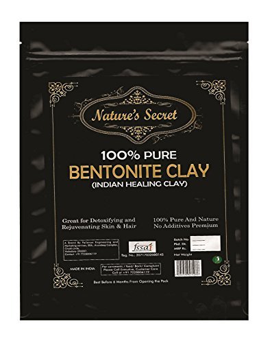 Organic Bentonite Clay Powder by Nature's Secret - Detox, Skin Care & Hair Mask for Deep Cleansing & Rejuvenation | Perfect for DIY Beauty, Face Masks & Body Wraps