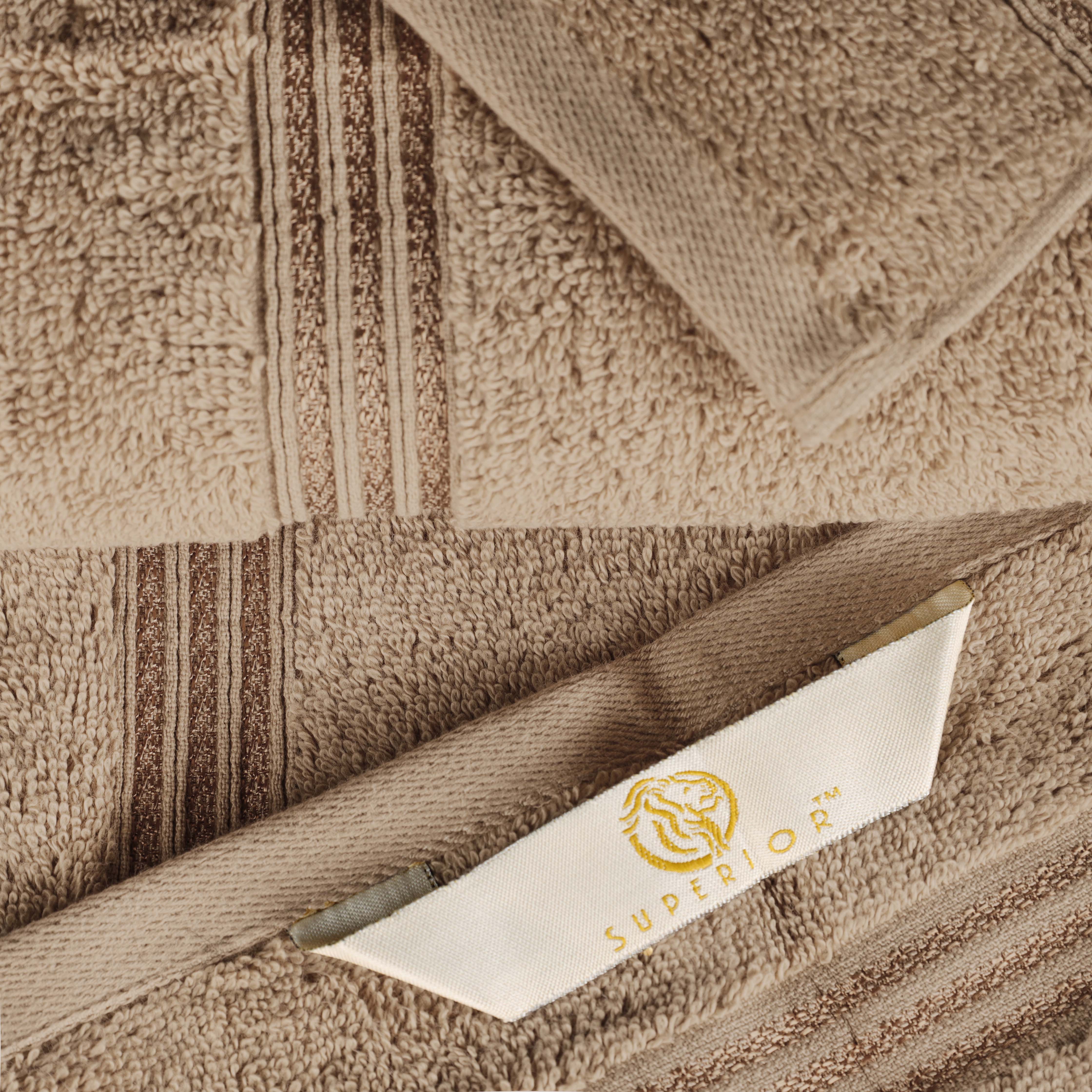 Premium Egyptian Cotton Hand Towels - Ultra Soft & Highly Absorbent Bath Towel Set of 8 for Bathroom, Spa & Guest Use
