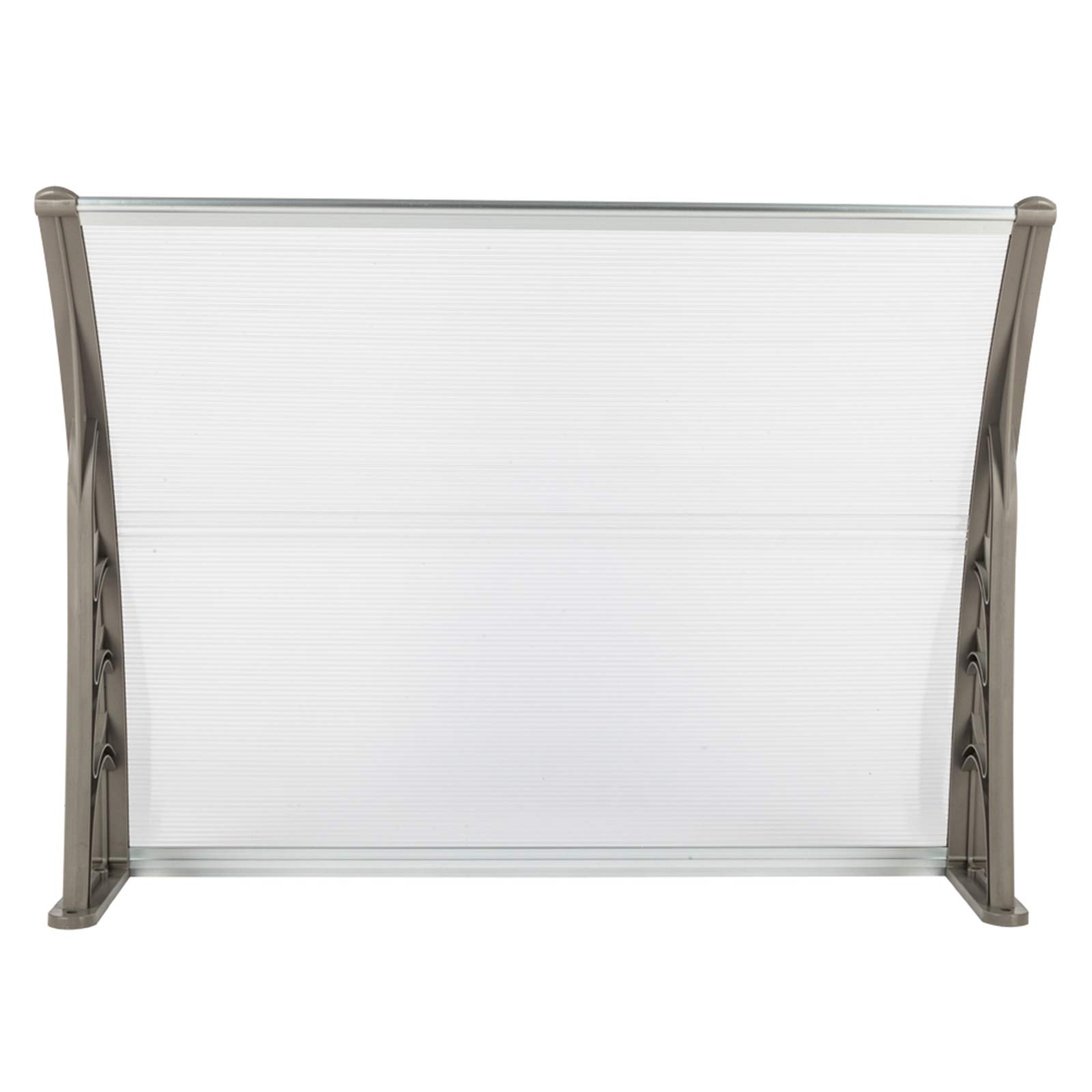 Modern Grey Patio Door Window Awning Canopy - Waterproof Rain Cover for House Exterior, Weather Protection for Doors & Windows | Perfect for Outdoor Patio, Porch & Entryway Protection