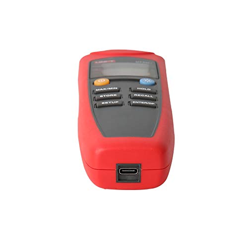 UNI-T UT332+ High Precision Digital Thermometer Hygrometer with Dew Point Measurement -20°C to 70°C, 0-100% RH, °C/°F Switchable, MAX/MIN Recording, USB Data Logger - Ideal for HVAC, Food Storage, Laboratories & Industrial Use
