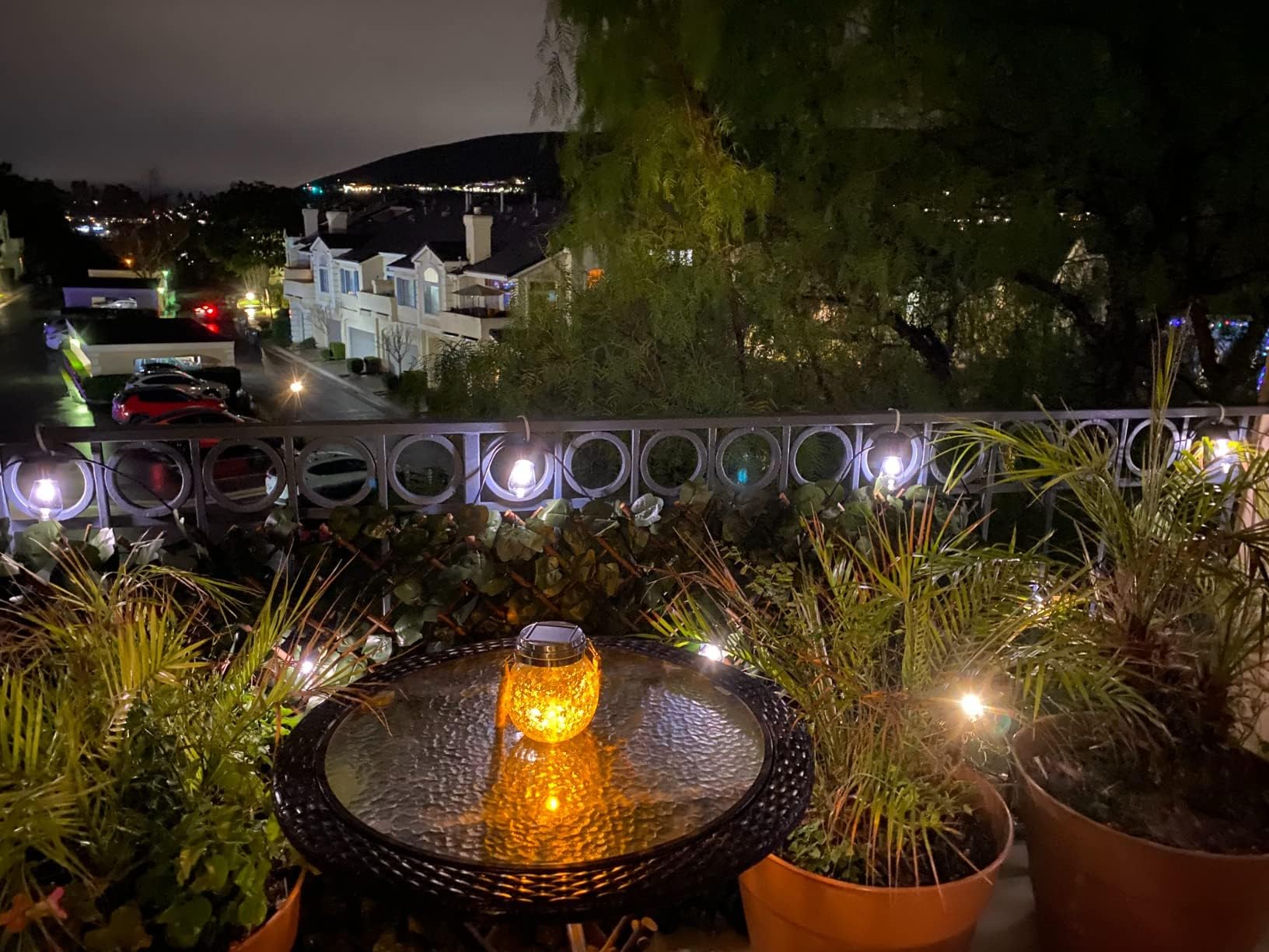Brightech Ambience Pro Solar Powered Outdoor String Lights - 27 ft Commercial Grade Waterproof LED Patio Lights with 12 Shatterproof Edison Bulbs, 1W Soft White for Garden, Backyard, Deck, Porch & Outdoor Parties