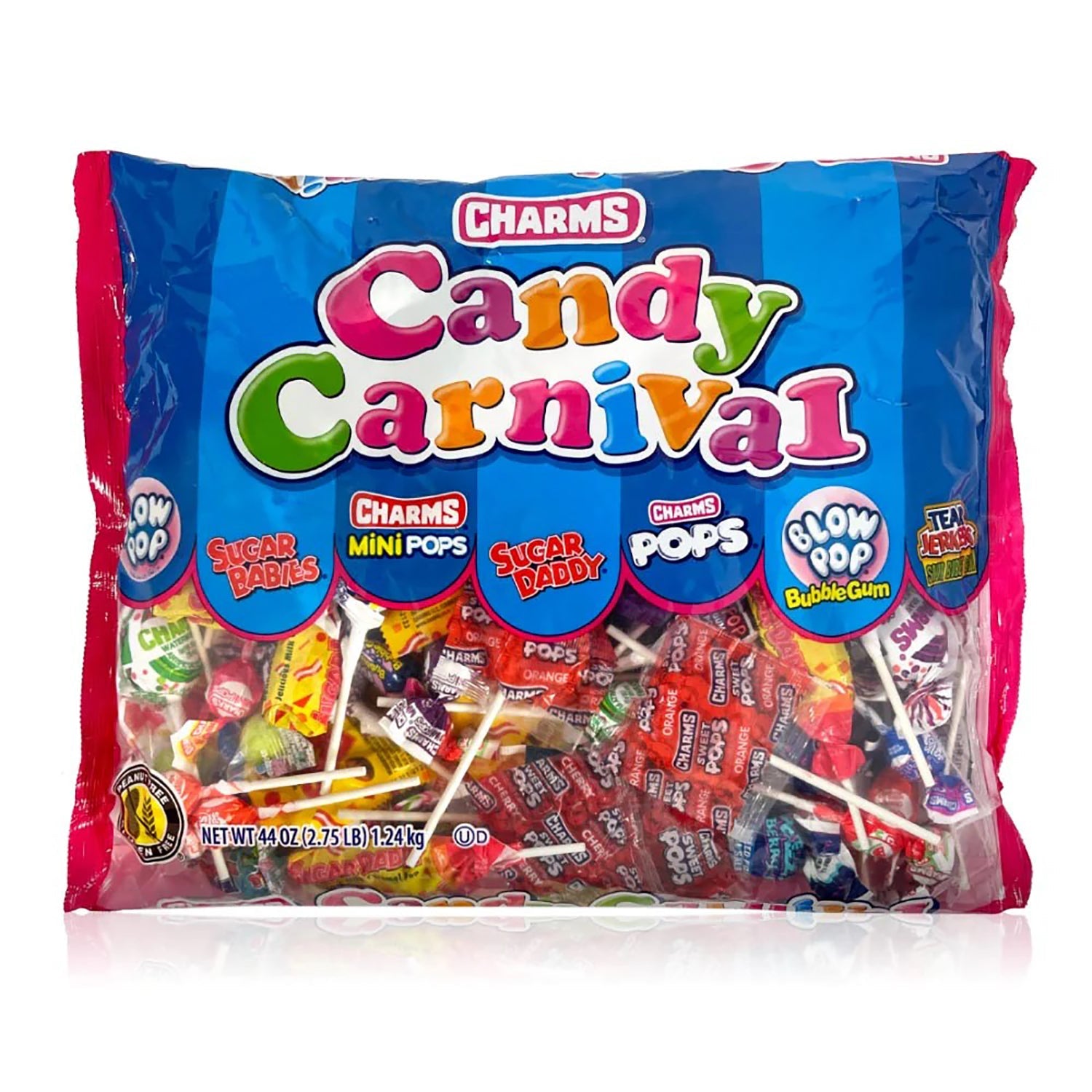 Charms Candy Carnival Assorted Candies | 2.75lb Bulk Bag | Party Favors, Halloween Treats & Office Snacks