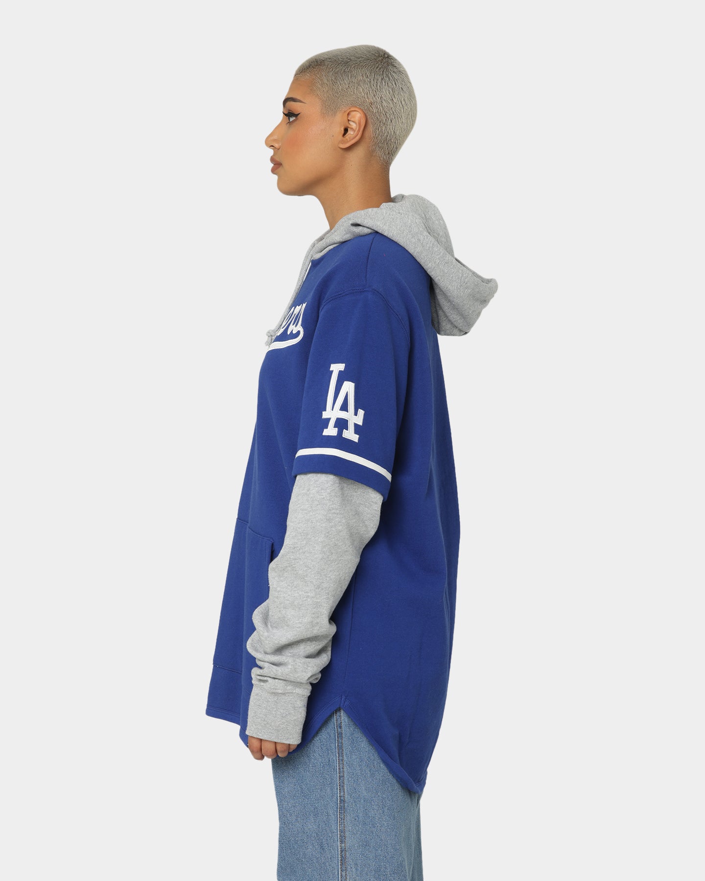 47 Brand Los Angeles Dodgers Shortstop Hoodie - Royal Blue Baseball Fan Hooded Sweatshirt for Men & Women | Game Day, Casual Wear & Outdoor Activities