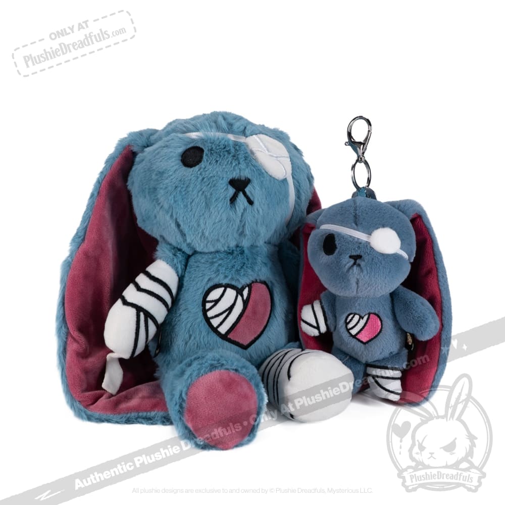 Plushie Dreadfuls Ouchie Plush Keychain - Cute Kawaii Stuffed Animal Accessory for Backpacks, Purses & Gifts | Soft Emotional Support Toy for Kids & Adults