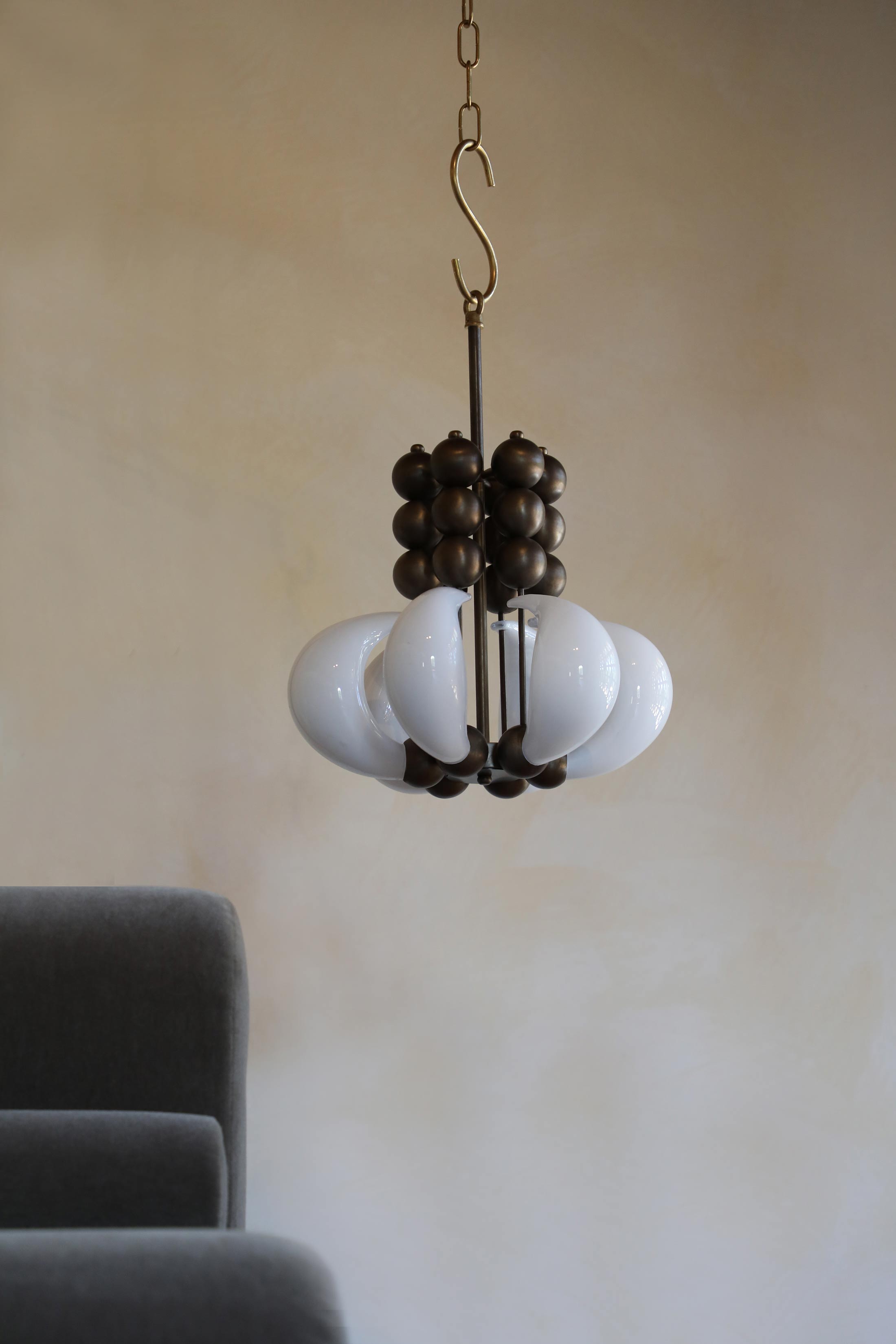 Luna Orbit Pendant Light - Modern Scandinavian Hanging Chandelier for Dining Room, Kitchen Island & Bedroom Lighting Decor
