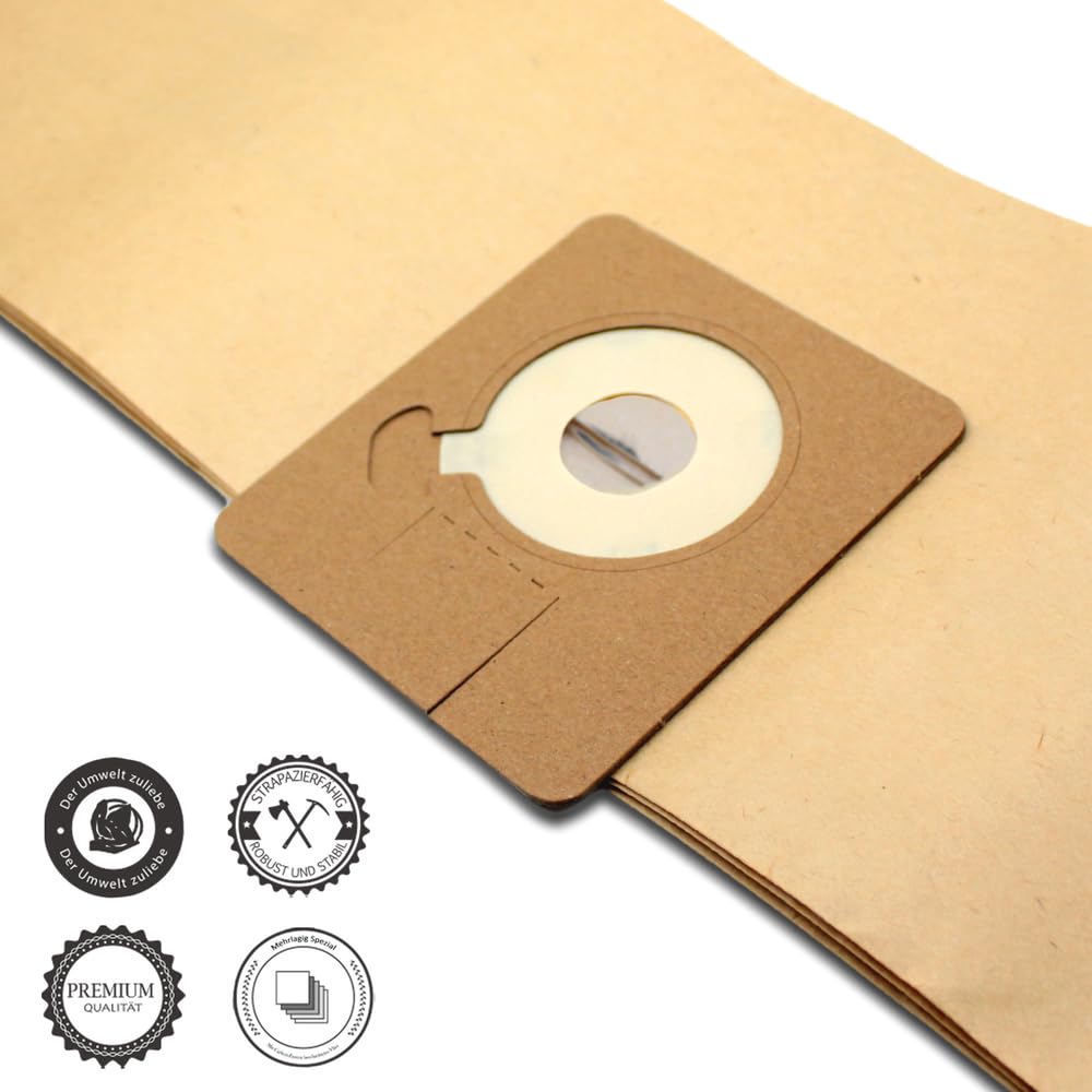 20-Pack Replacement Vacuum Cleaner Bags Compatible with Wetrok Bantam 6-9 & Monovac 6 - Ideal for Home, Office, and Commercial Cleaning